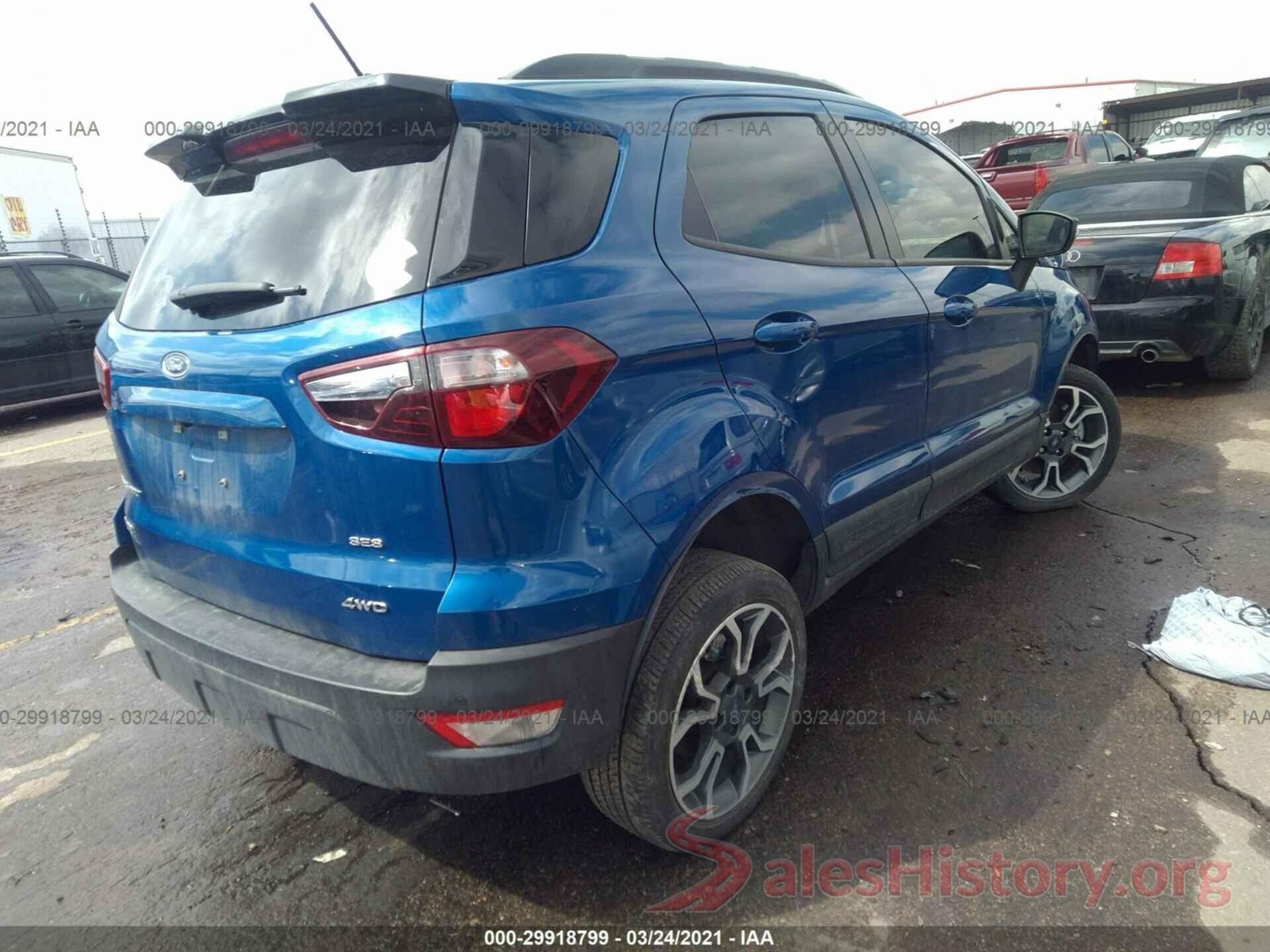 MAJ6S3JL7LC312999 2020 FORD ECOSPORT