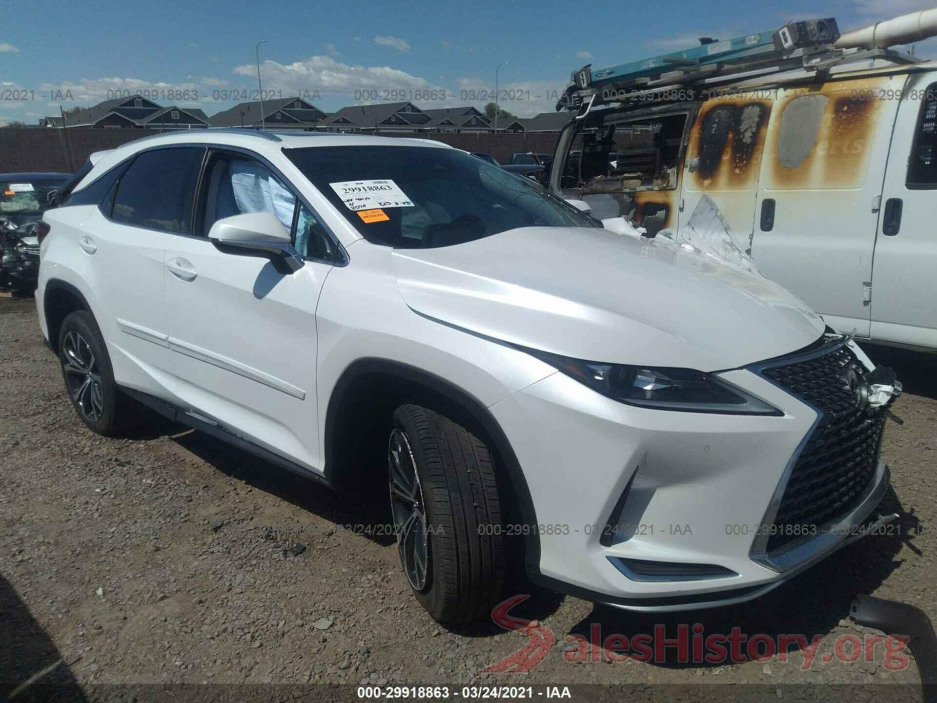 2T2HZMAA1MC183309 2021 LEXUS RX