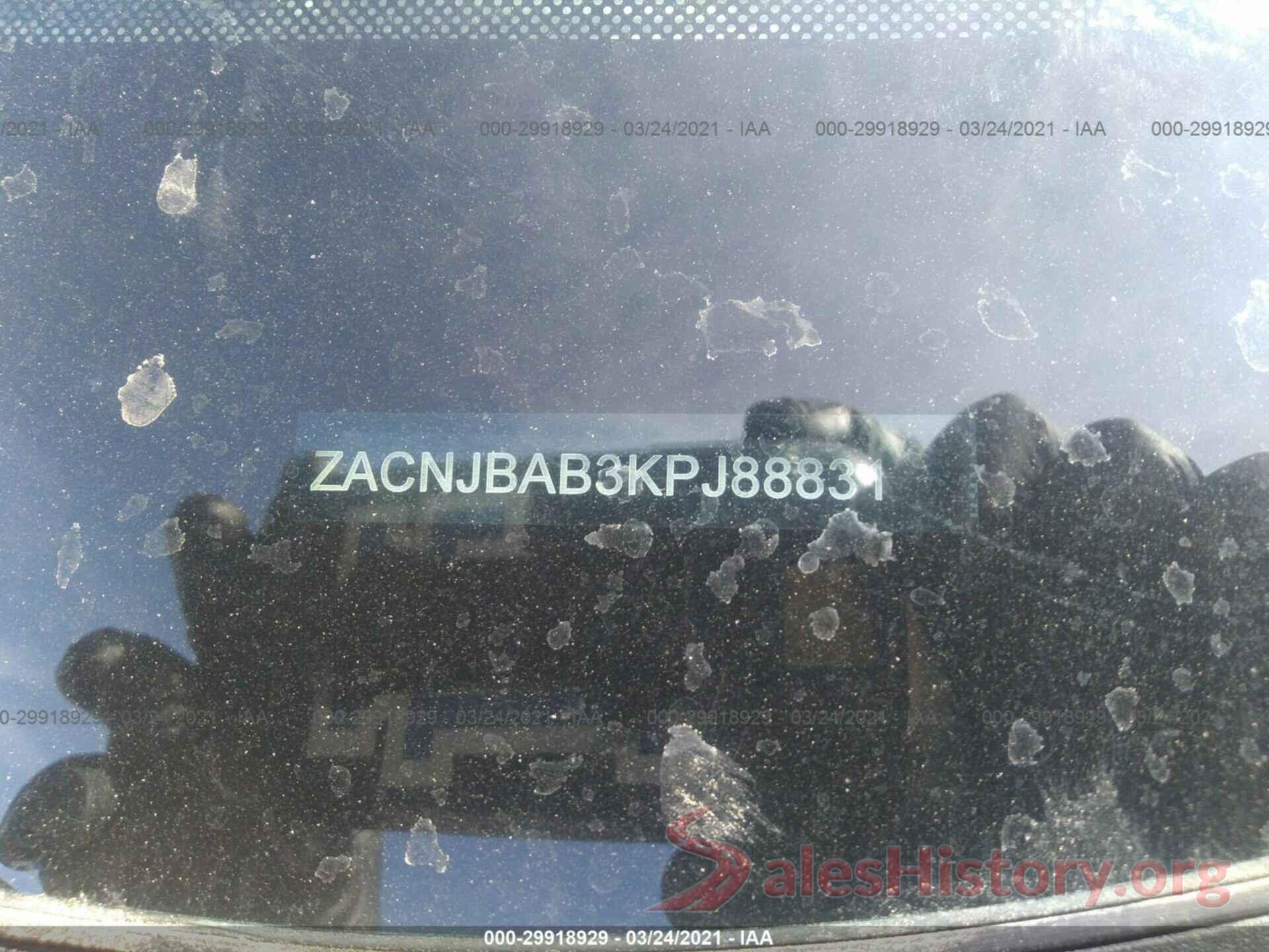 ZACNJBAB3KPJ88831 2019 JEEP RENEGADE