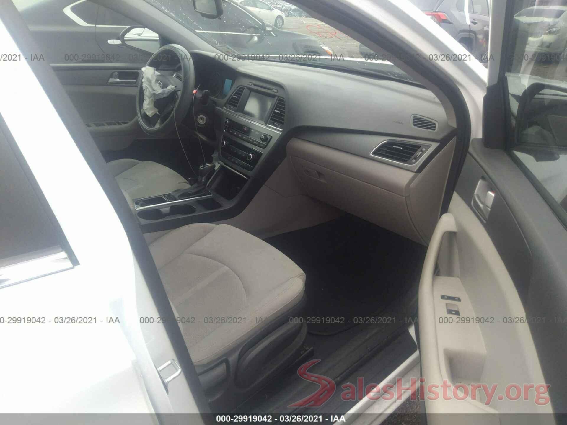 5NPE24AF0GH282826 2016 HYUNDAI SONATA