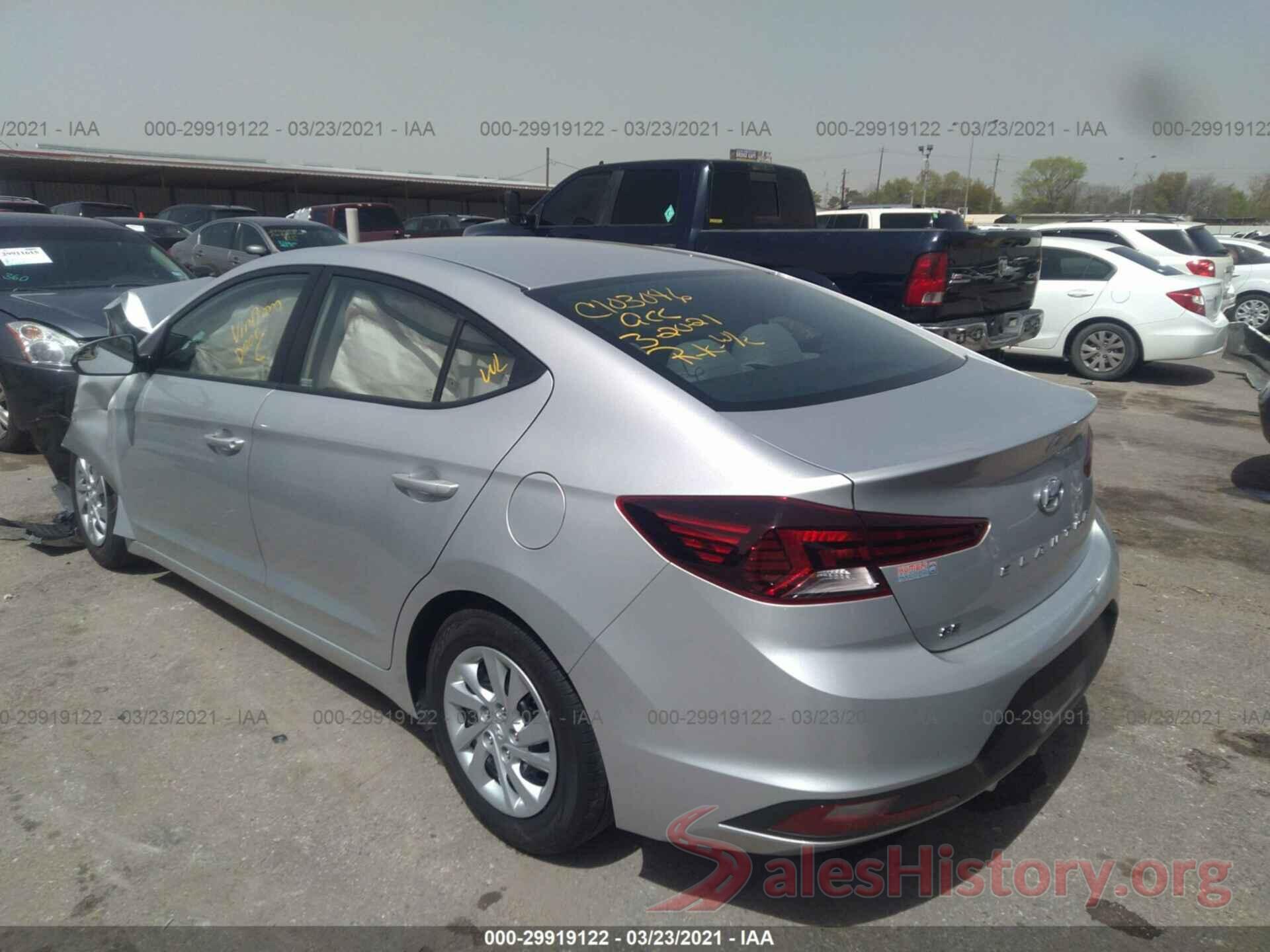 5NPD74LF8LH538845 2020 HYUNDAI ELANTRA