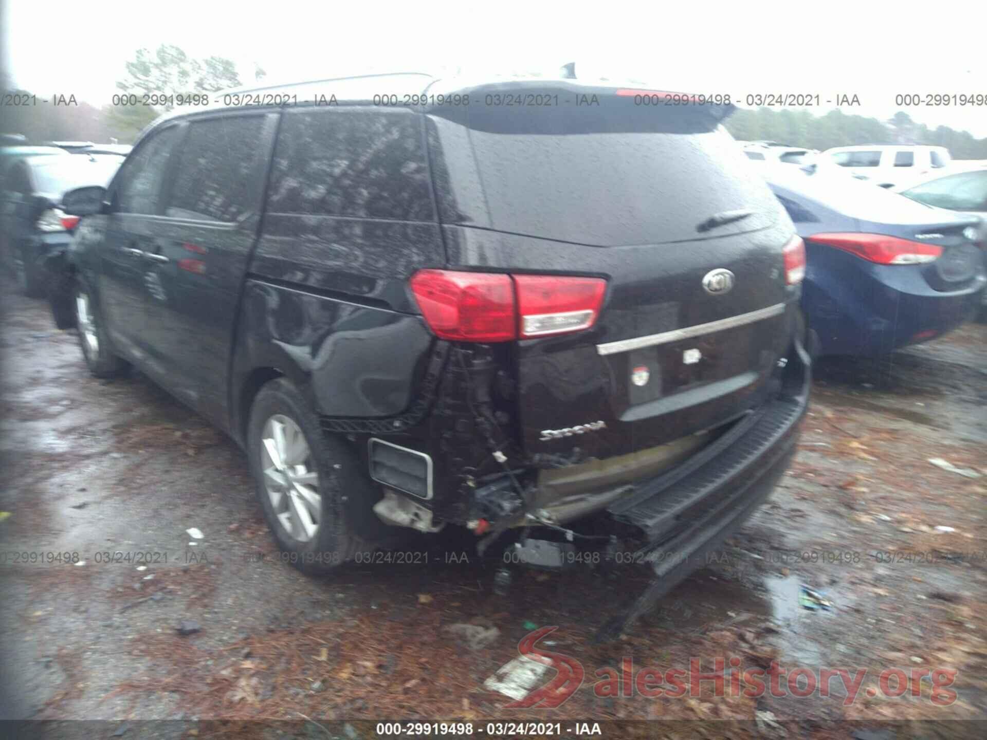 KNDMB5C15G6160640 2016 KIA SEDONA