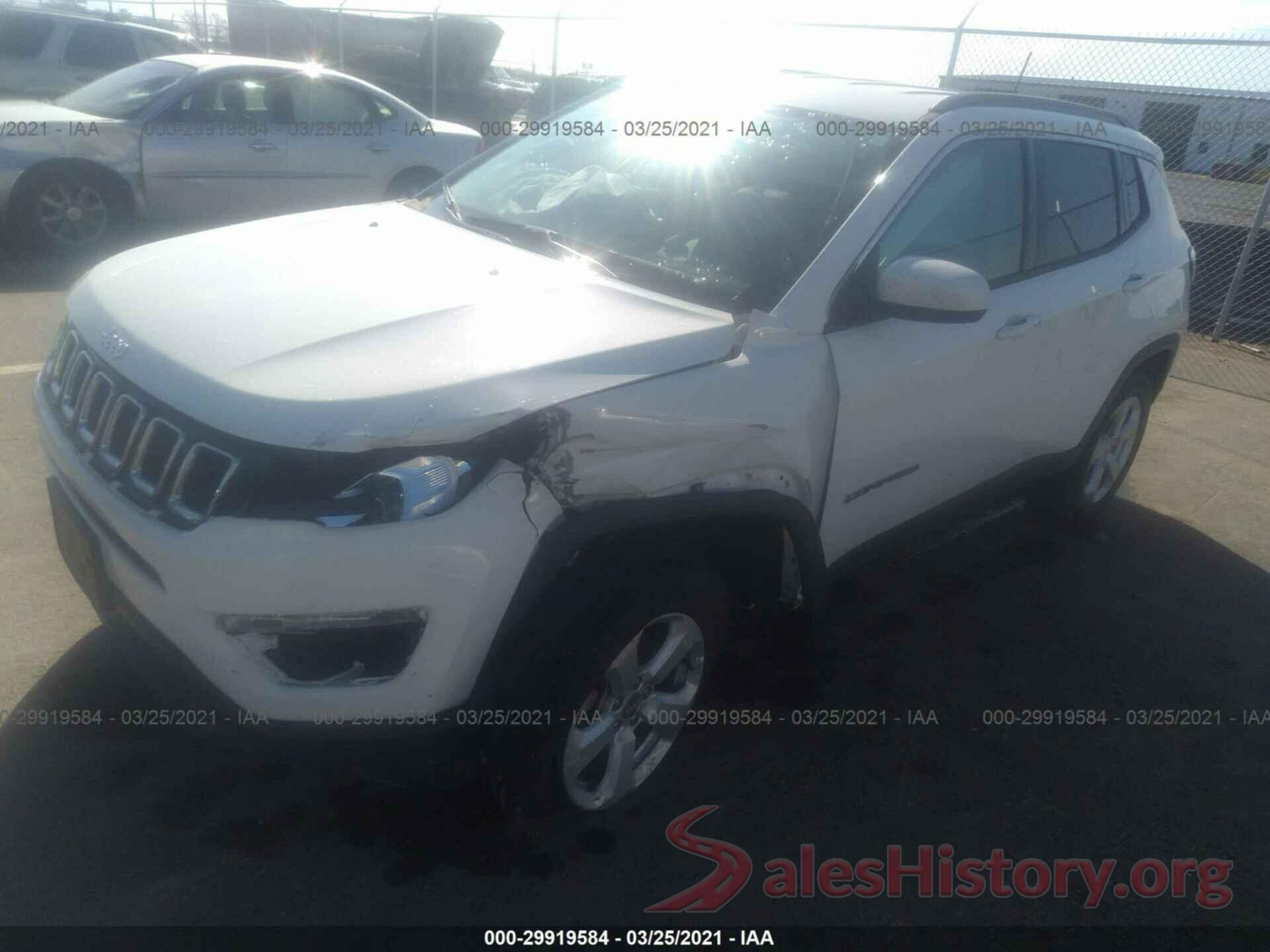 3C4NJDBB6LT167009 2020 JEEP COMPASS