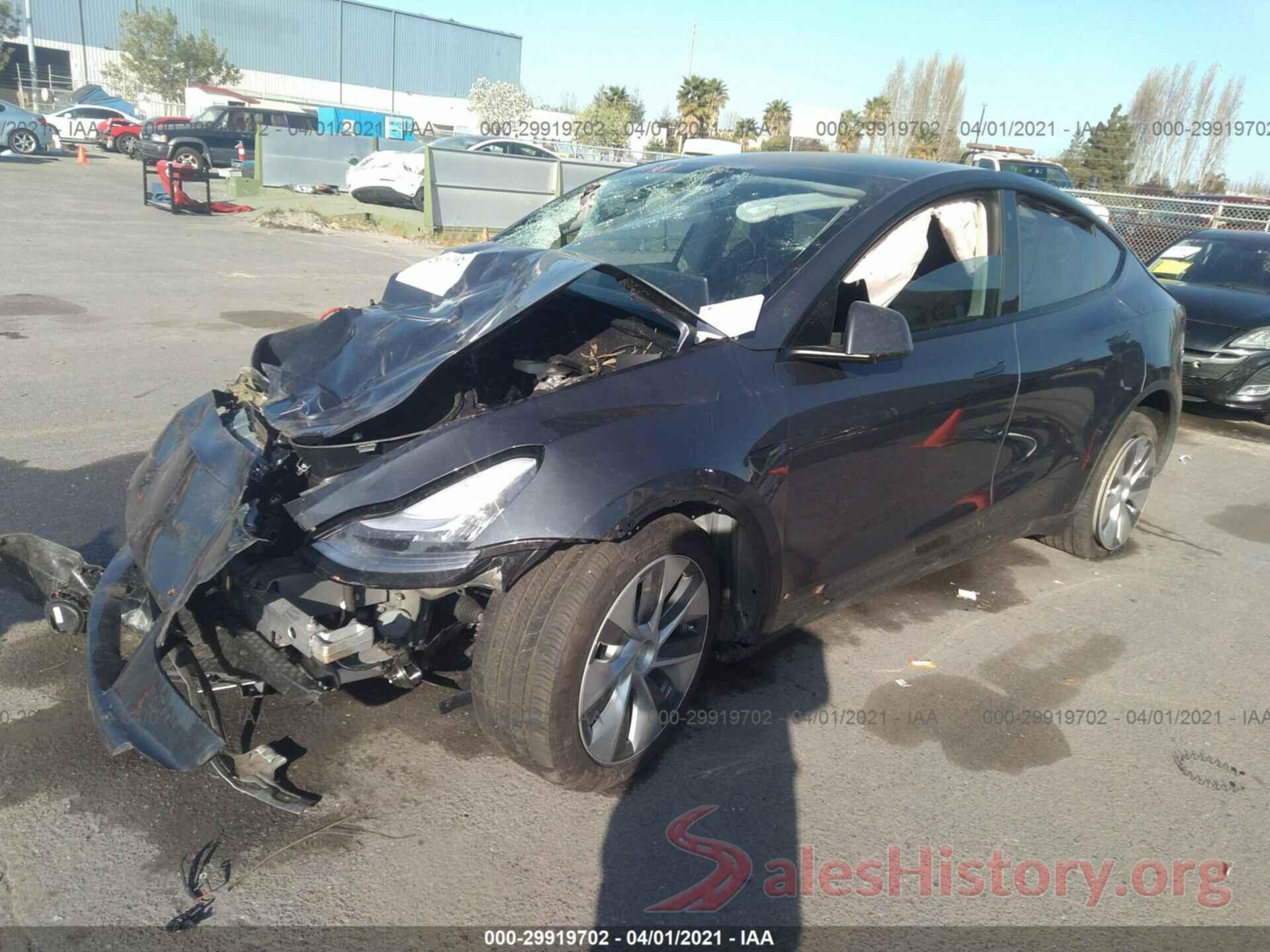 5YJYGDEE8MF094520 2021 TESLA MODEL Y