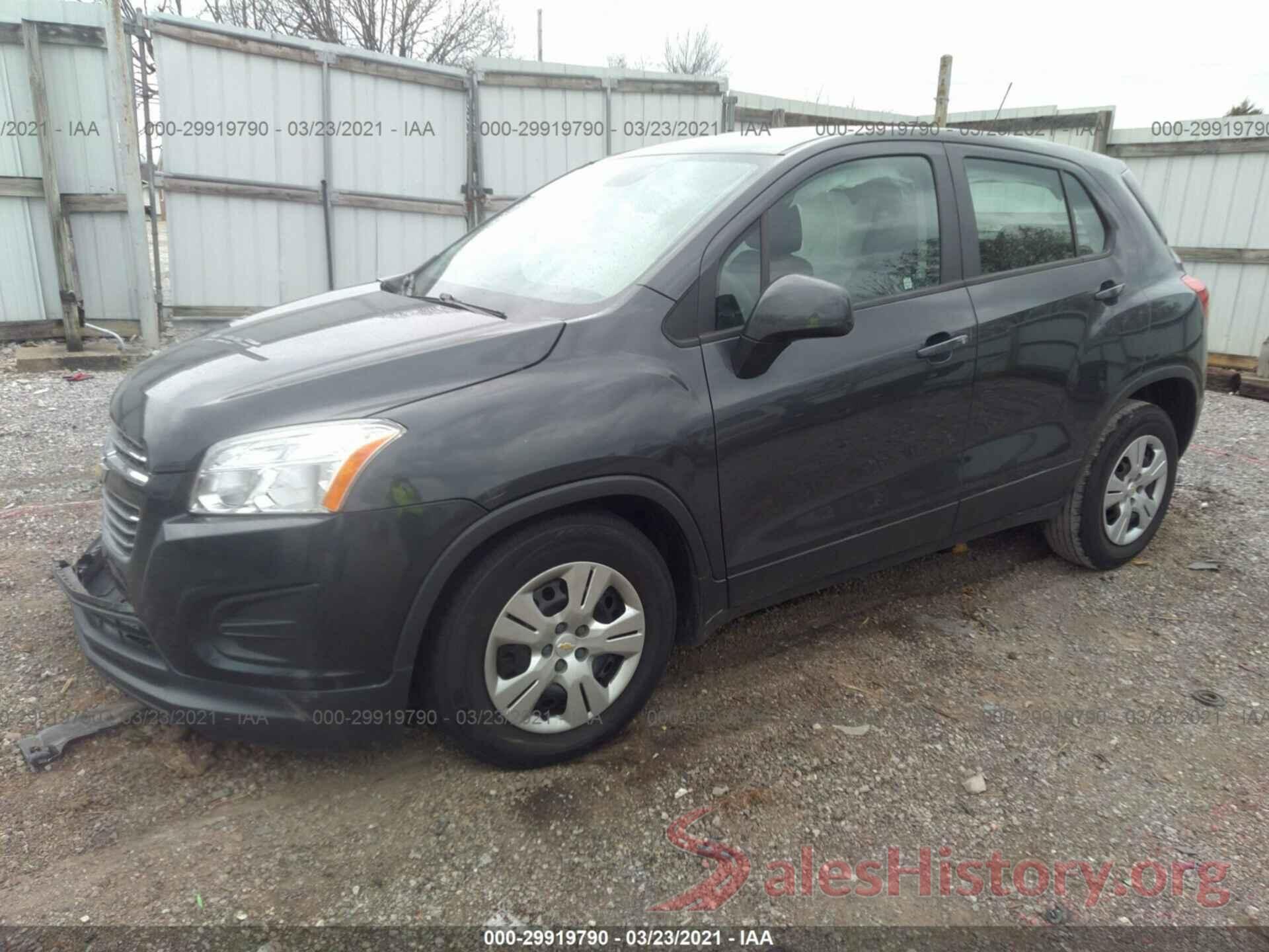 3GNCJKSB7GL247847 2016 CHEVROLET TRAX