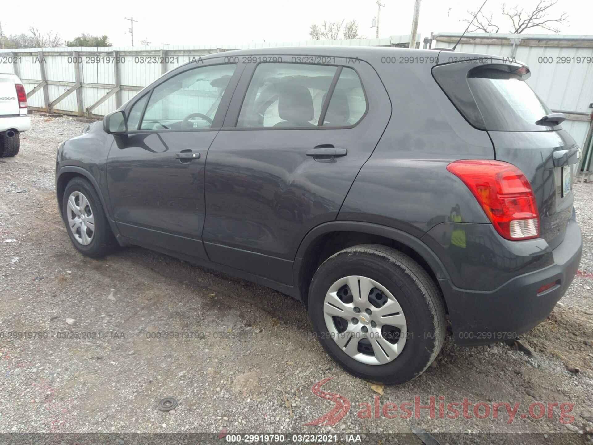 3GNCJKSB7GL247847 2016 CHEVROLET TRAX