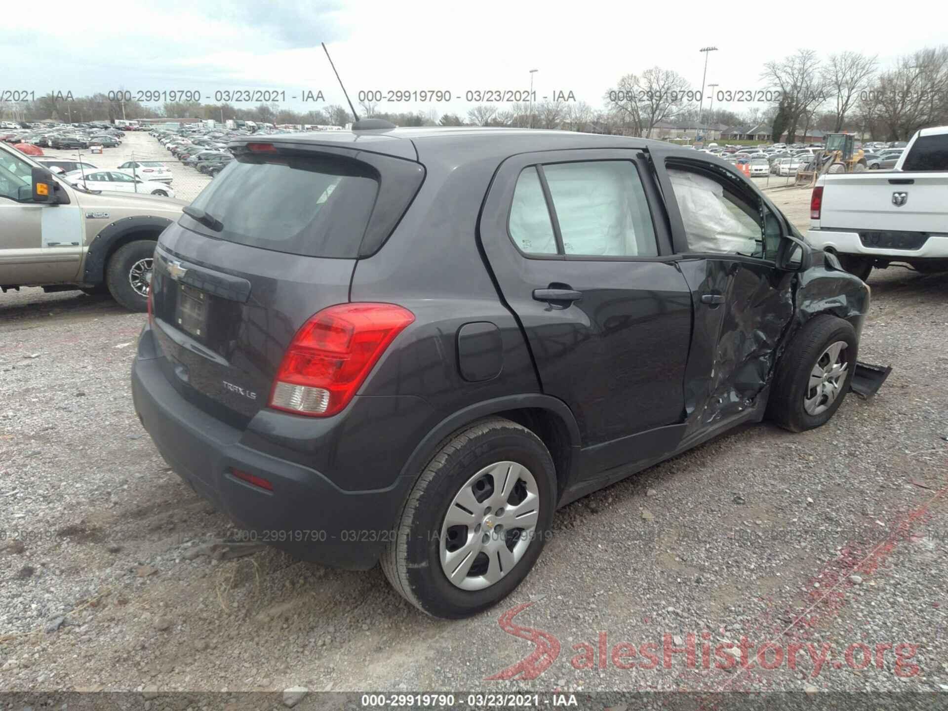 3GNCJKSB7GL247847 2016 CHEVROLET TRAX