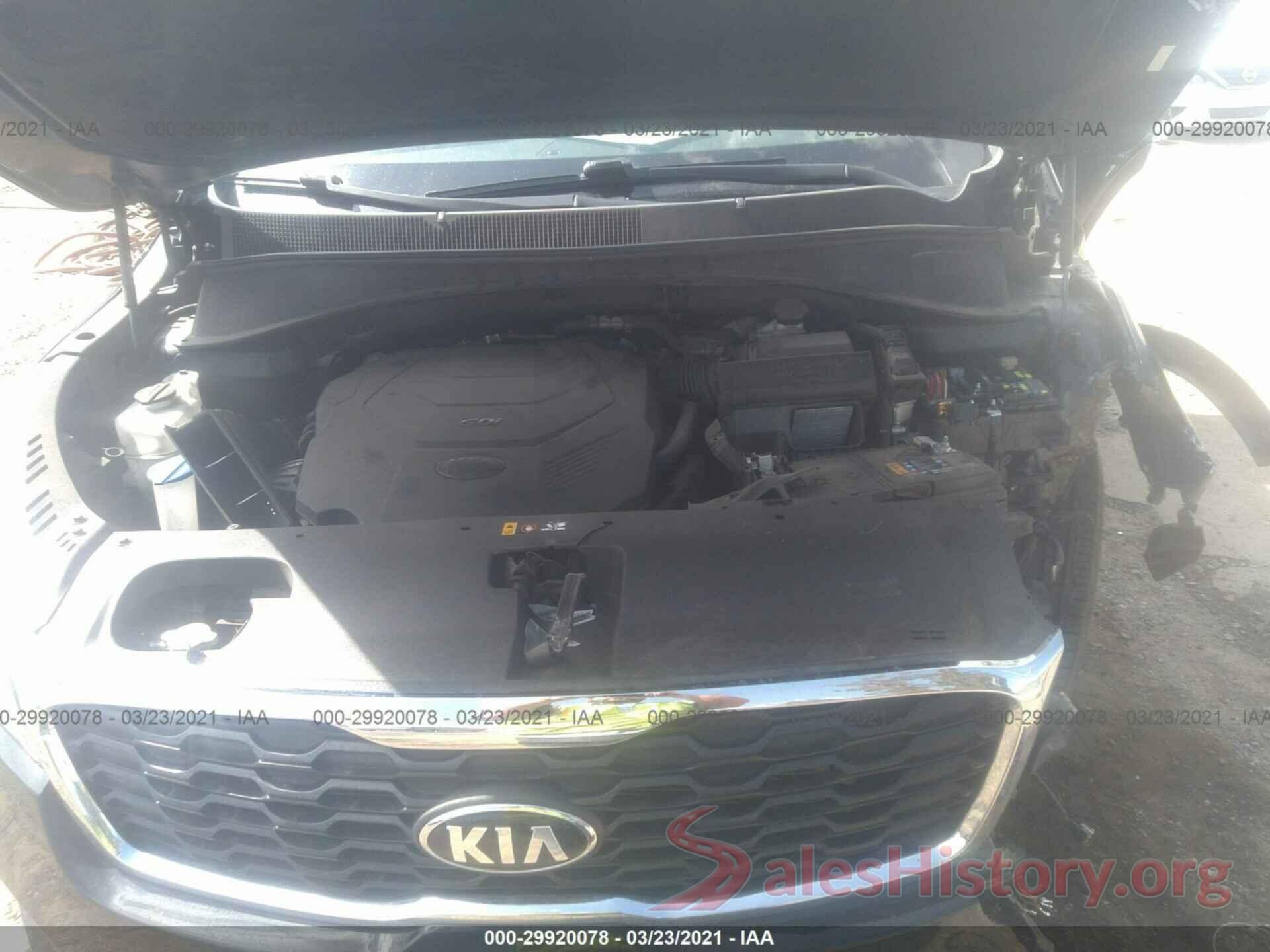 5XYPG4A58KG470012 2019 KIA SORENTO