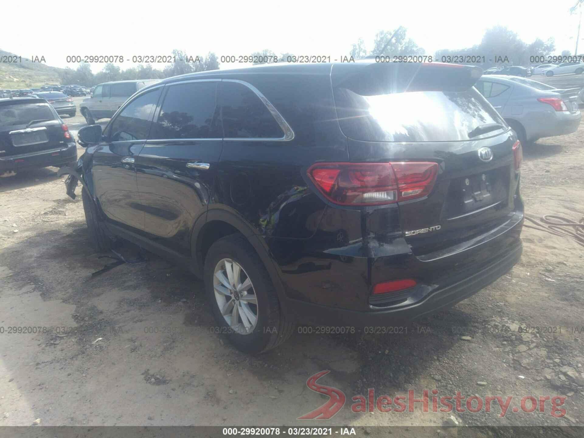 5XYPG4A58KG470012 2019 KIA SORENTO