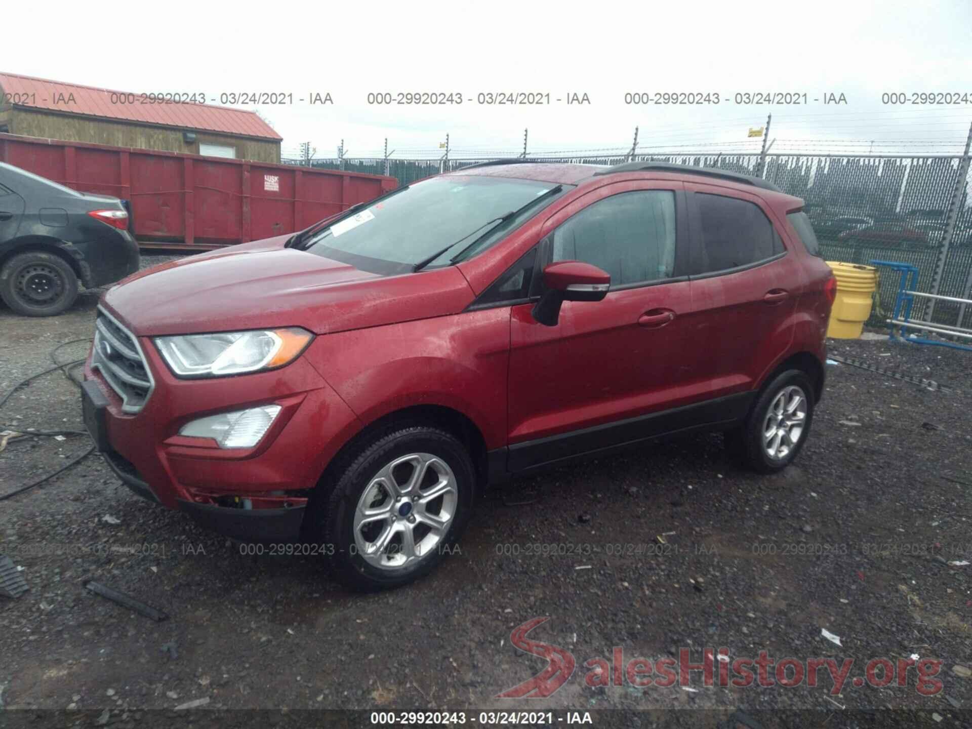 MAJ6S3GL1KC282694 2019 FORD ECOSPORT