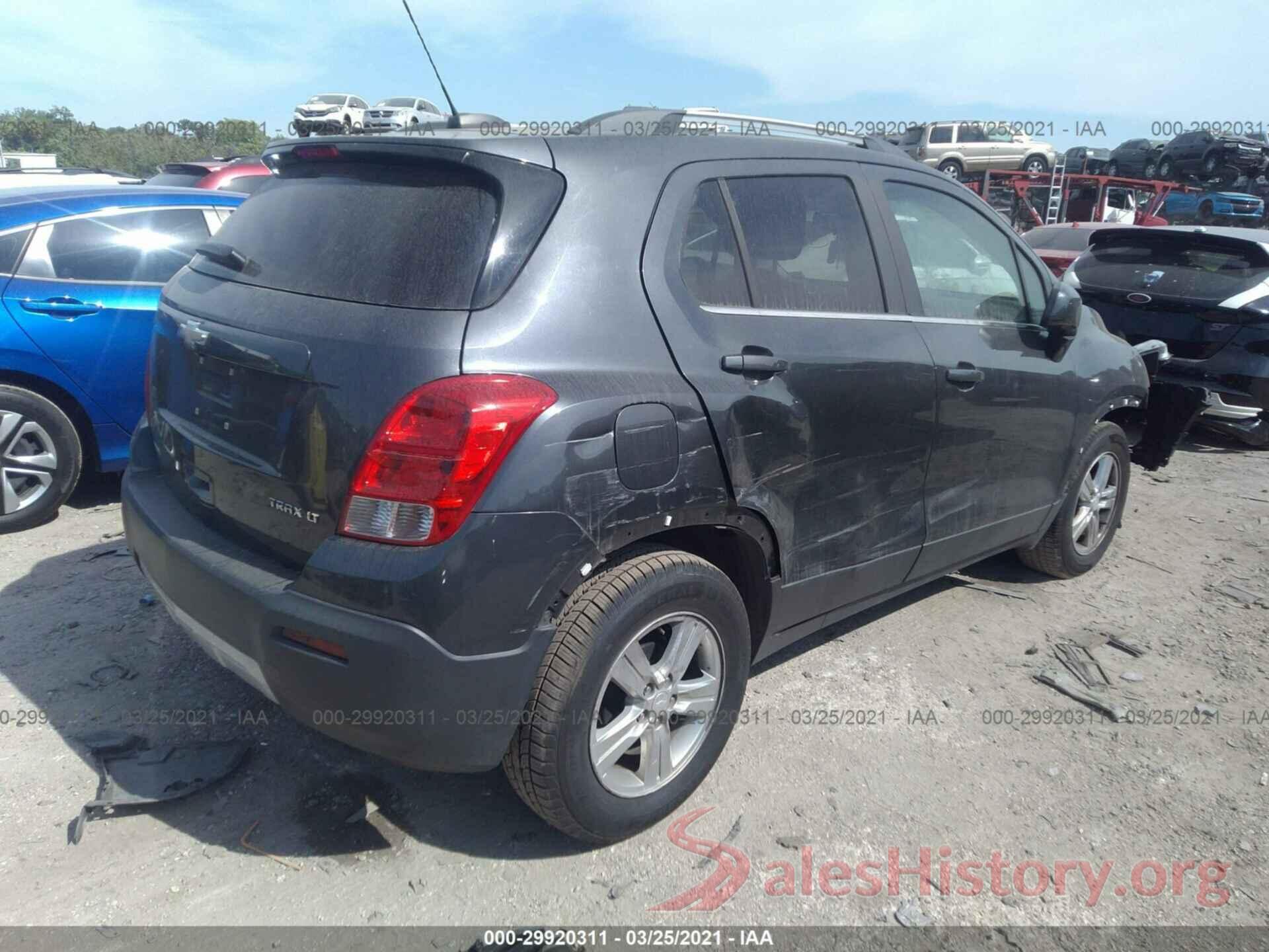 3GNCJLSB8GL248205 2016 CHEVROLET TRAX