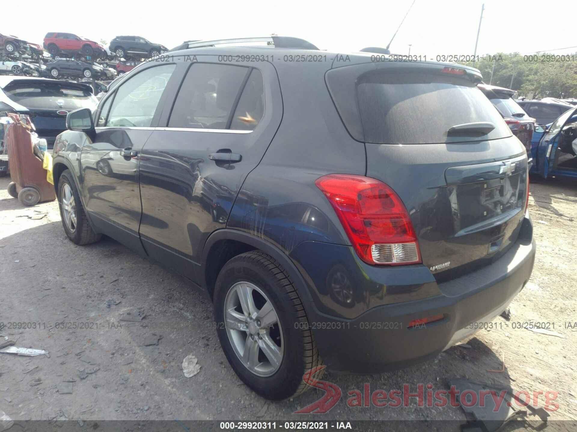 3GNCJLSB8GL248205 2016 CHEVROLET TRAX