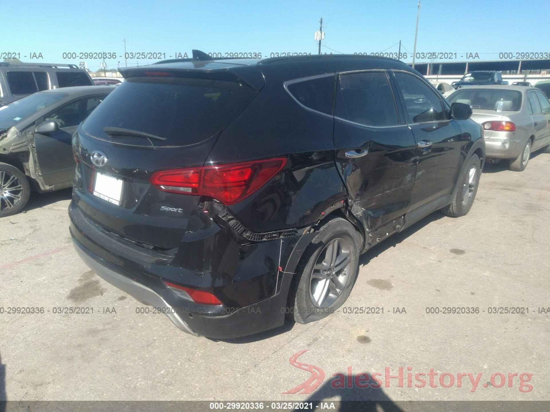 5NMZU3LBXHH041371 2017 HYUNDAI SANTA FE SPORT