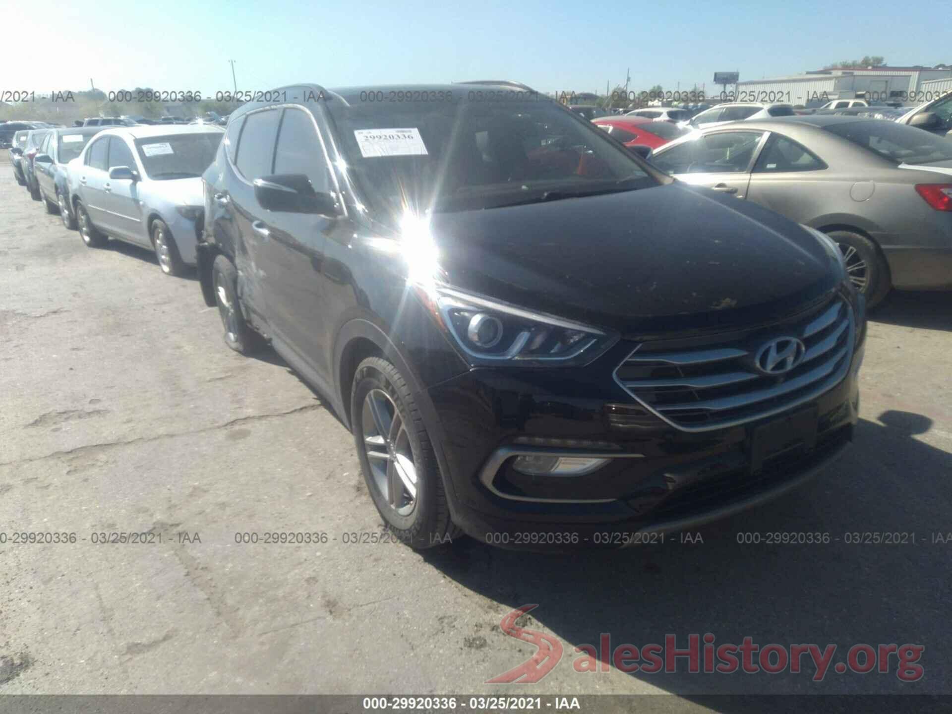 5NMZU3LBXHH041371 2017 HYUNDAI SANTA FE SPORT