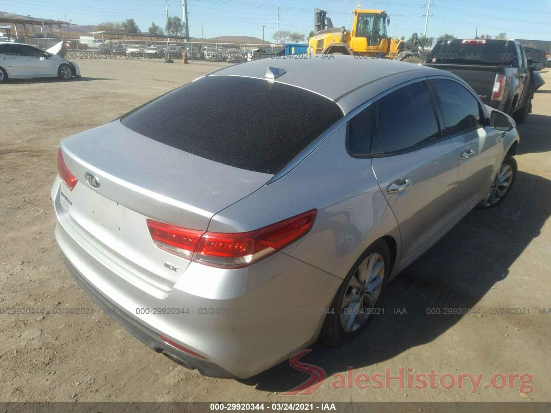 5XXGU4L37GG058454 2016 KIA OPTIMA