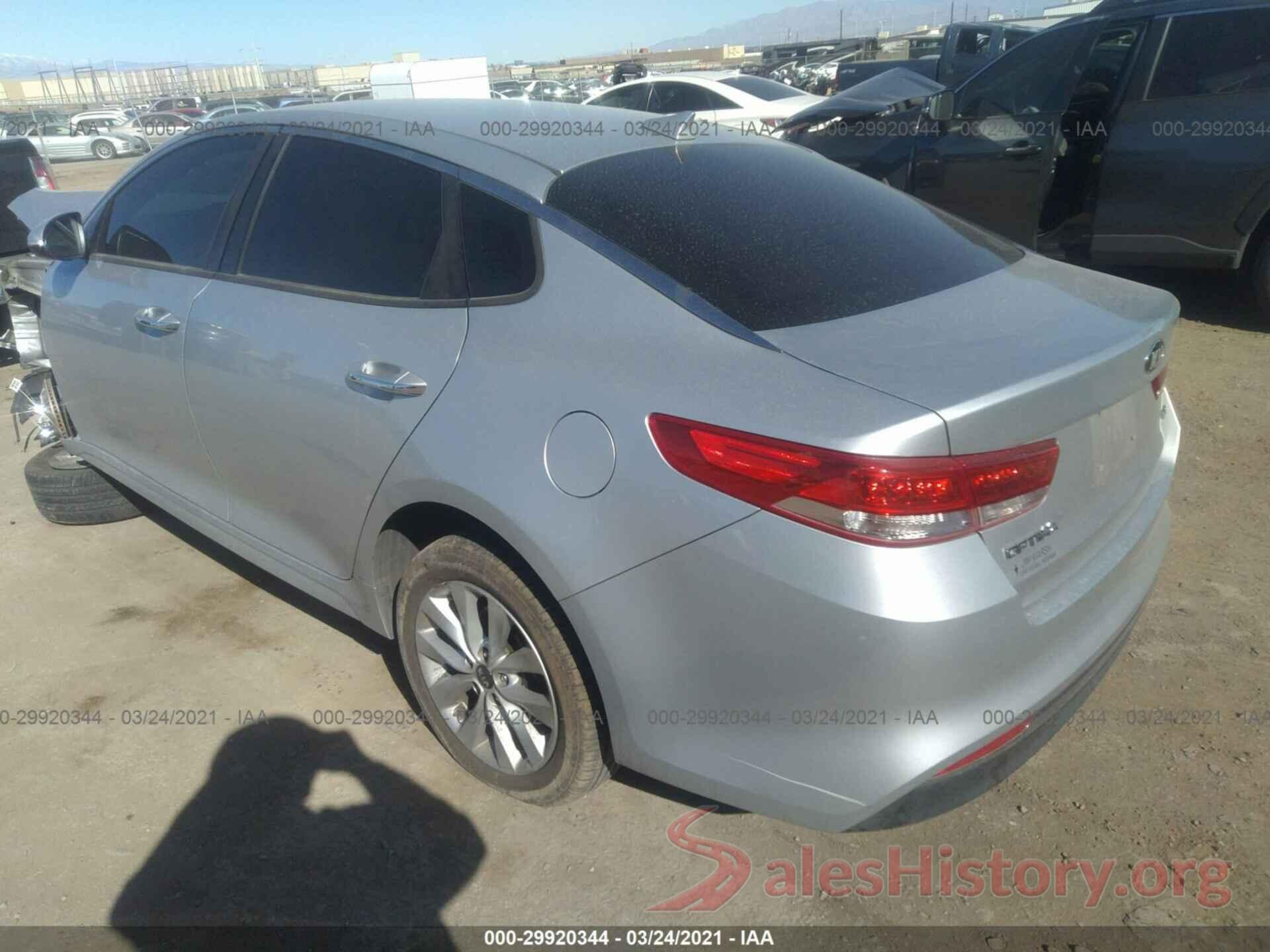 5XXGU4L37GG058454 2016 KIA OPTIMA