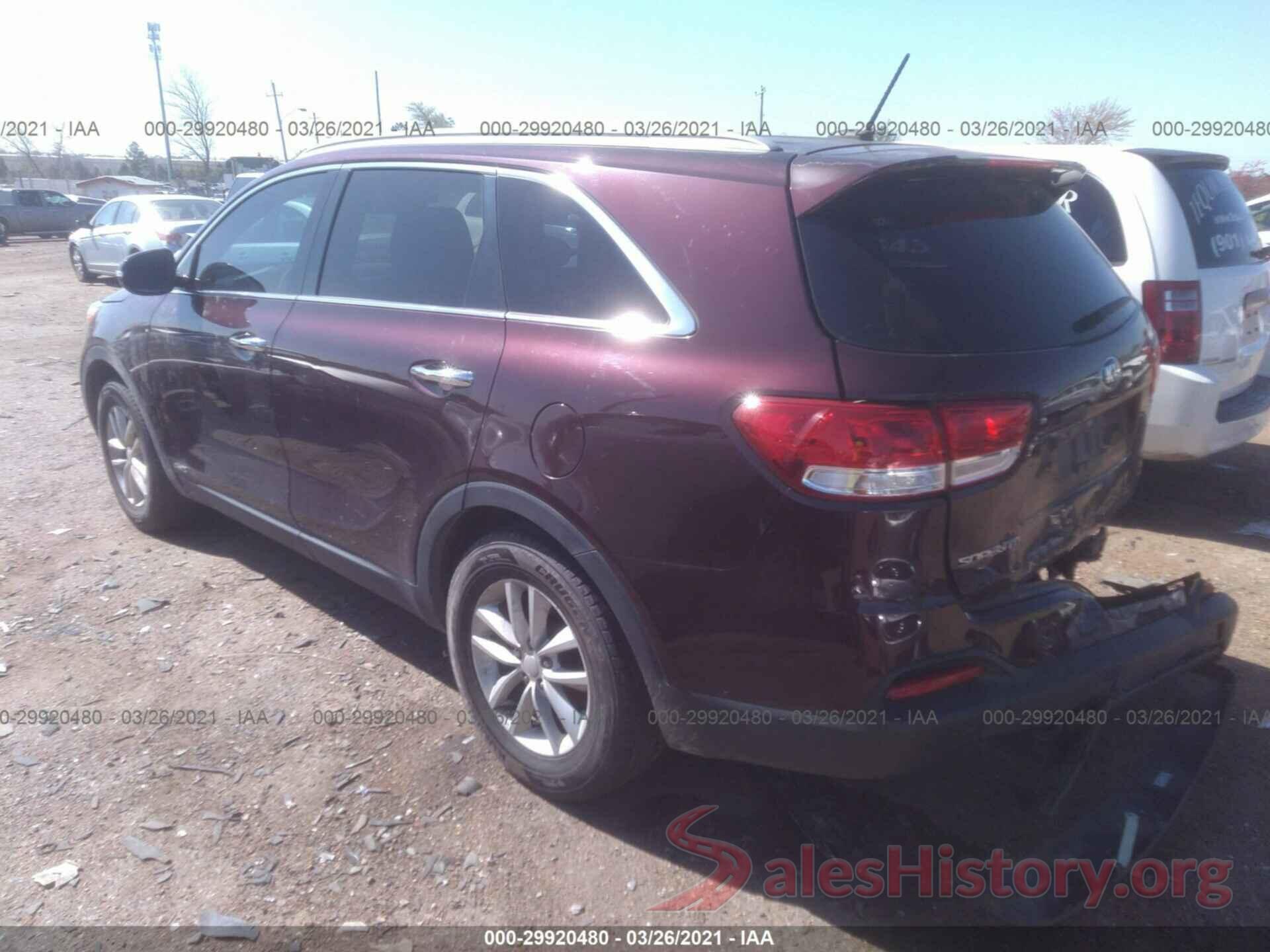 5XYPGDA33GG164311 2016 KIA SORENTO