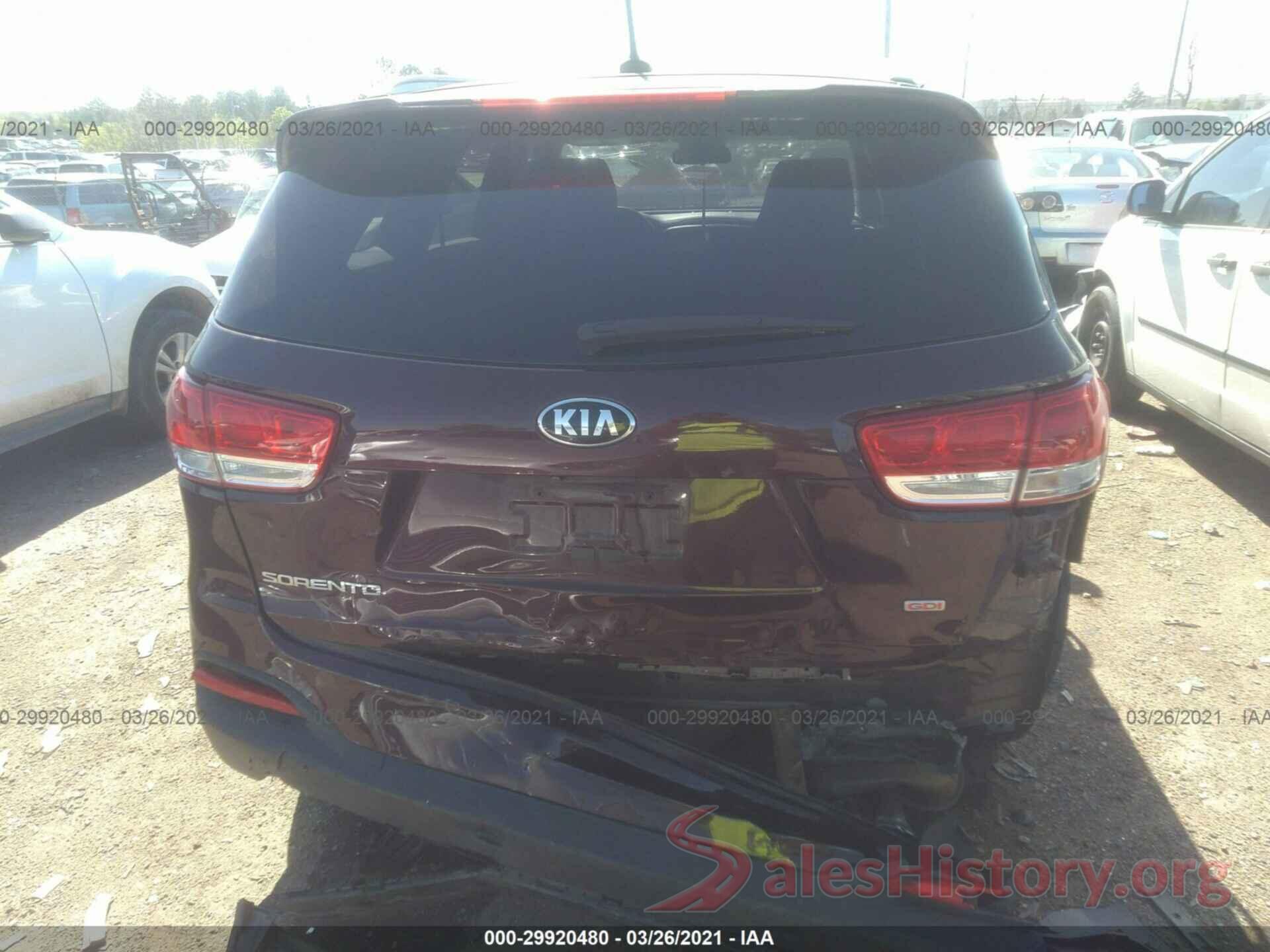 5XYPGDA33GG164311 2016 KIA SORENTO