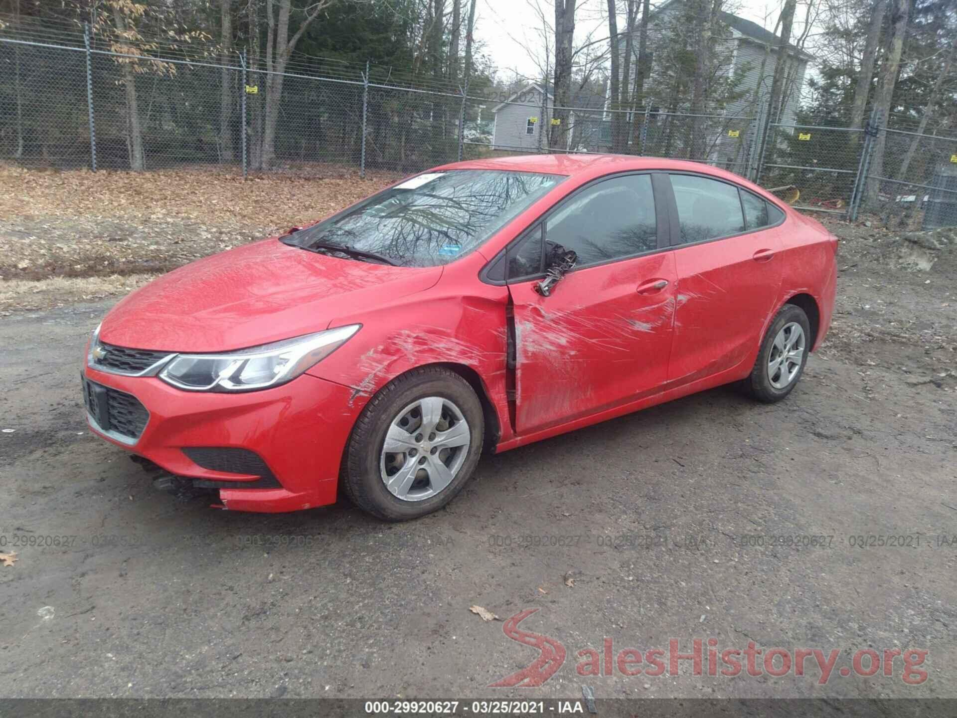 1G1BC5SM5G7290579 2016 CHEVROLET CRUZE