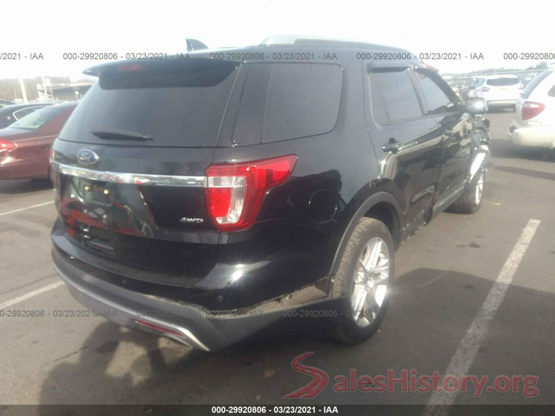 1FM5K8D89HGC81972 2017 FORD EXPLORER