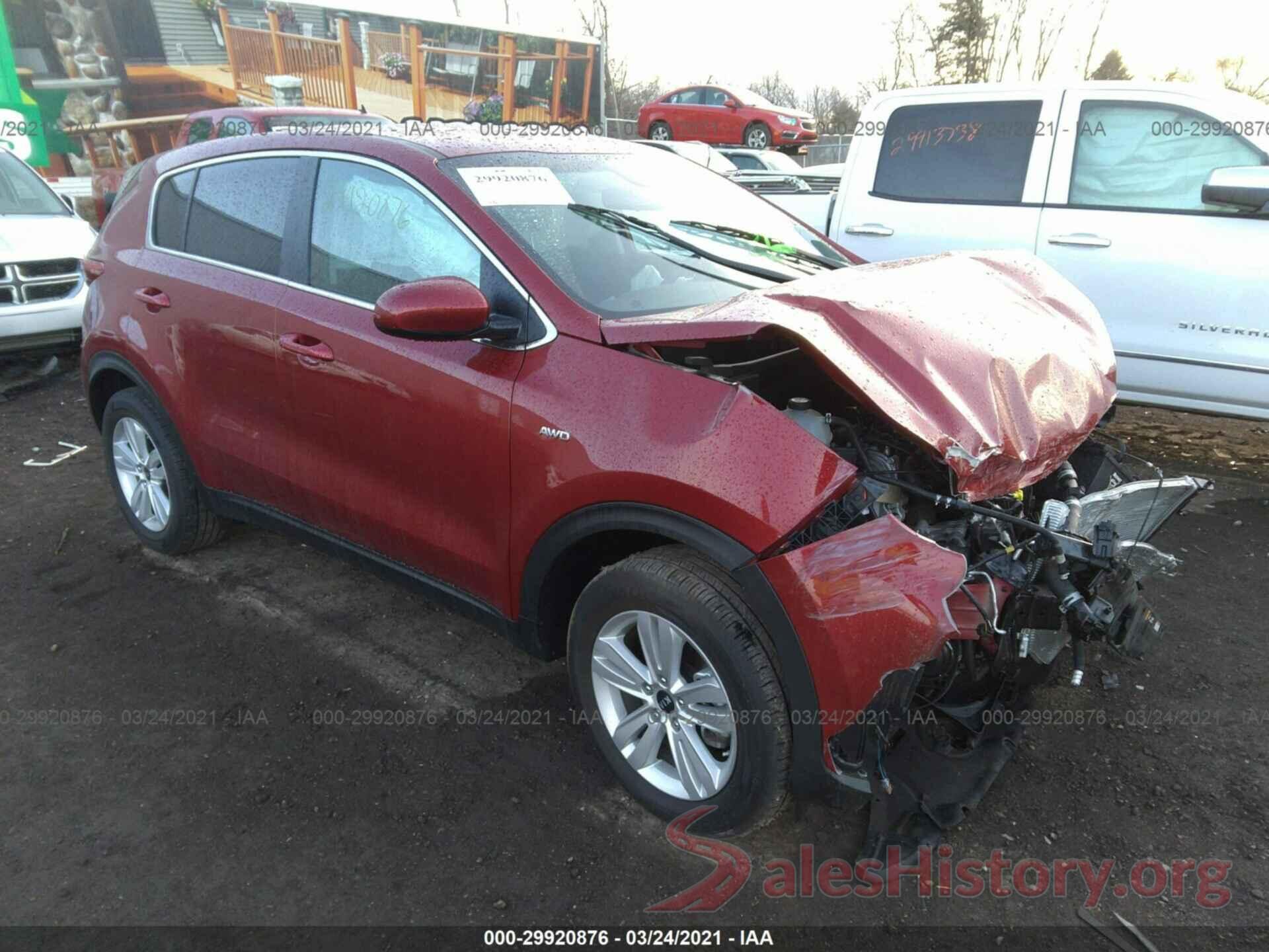 KNDPMCAC4K7614394 2019 KIA SPORTAGE