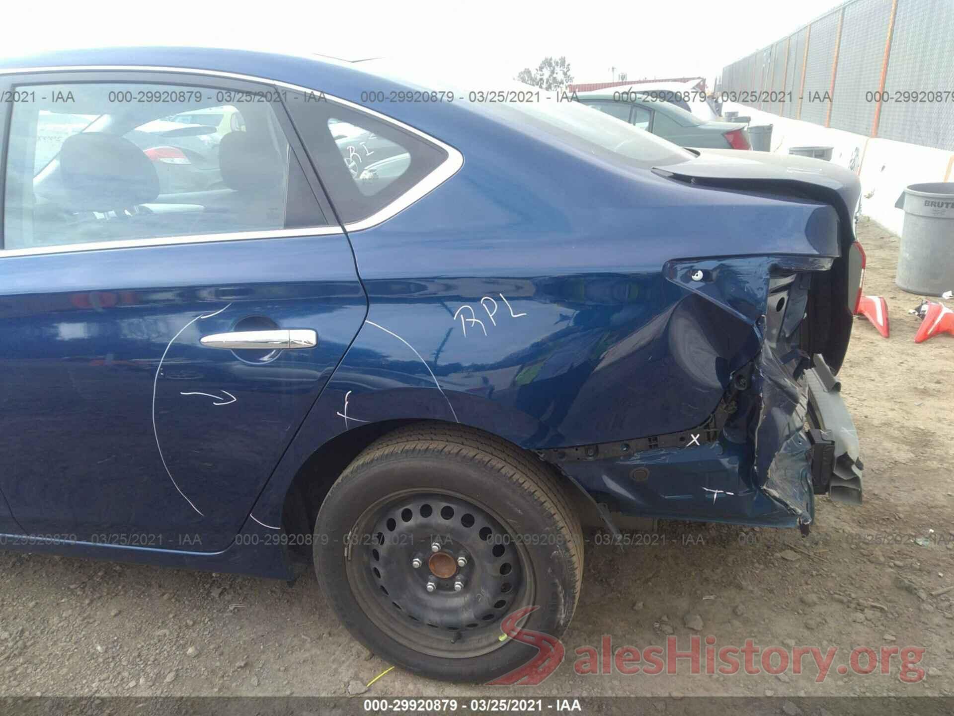 3N1AB7AP4KY213886 2019 NISSAN SENTRA