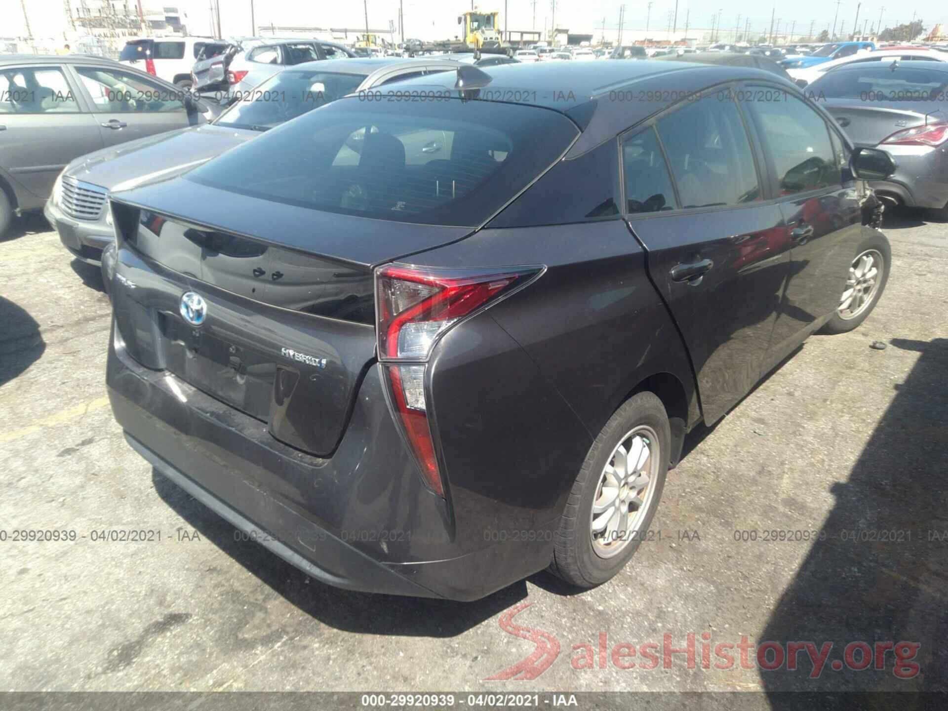 JTDKBRFU4J3604491 2018 TOYOTA PRIUS