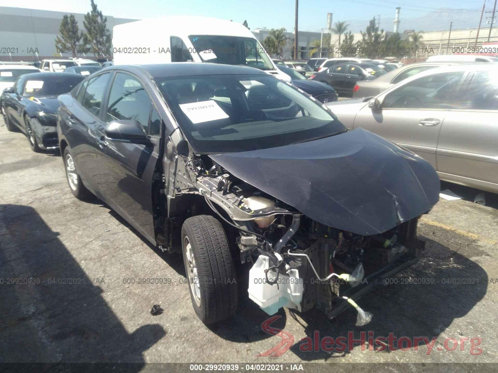 JTDKBRFU4J3604491 2018 TOYOTA PRIUS