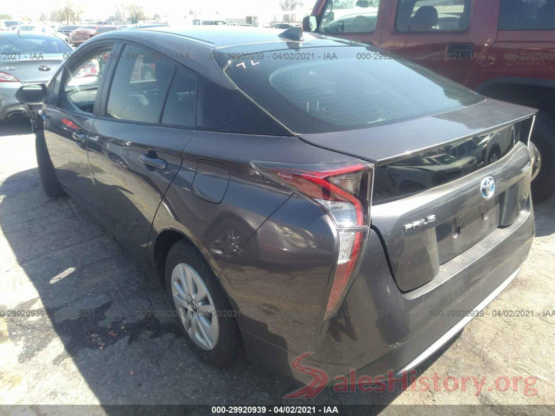 JTDKBRFU4J3604491 2018 TOYOTA PRIUS