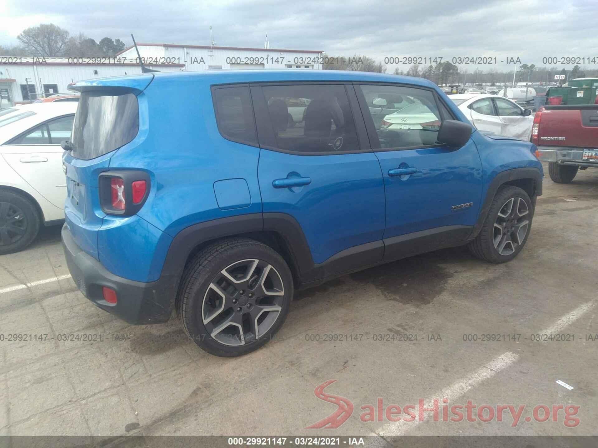 ZACNJAAB1LPL70880 2020 JEEP RENEGADE