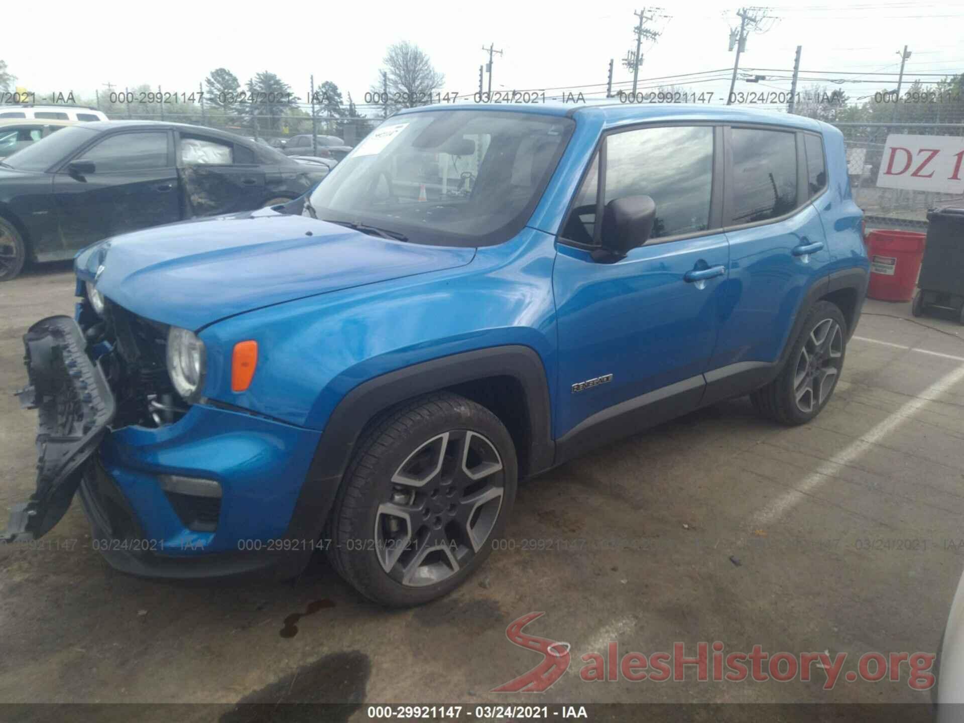 ZACNJAAB1LPL70880 2020 JEEP RENEGADE