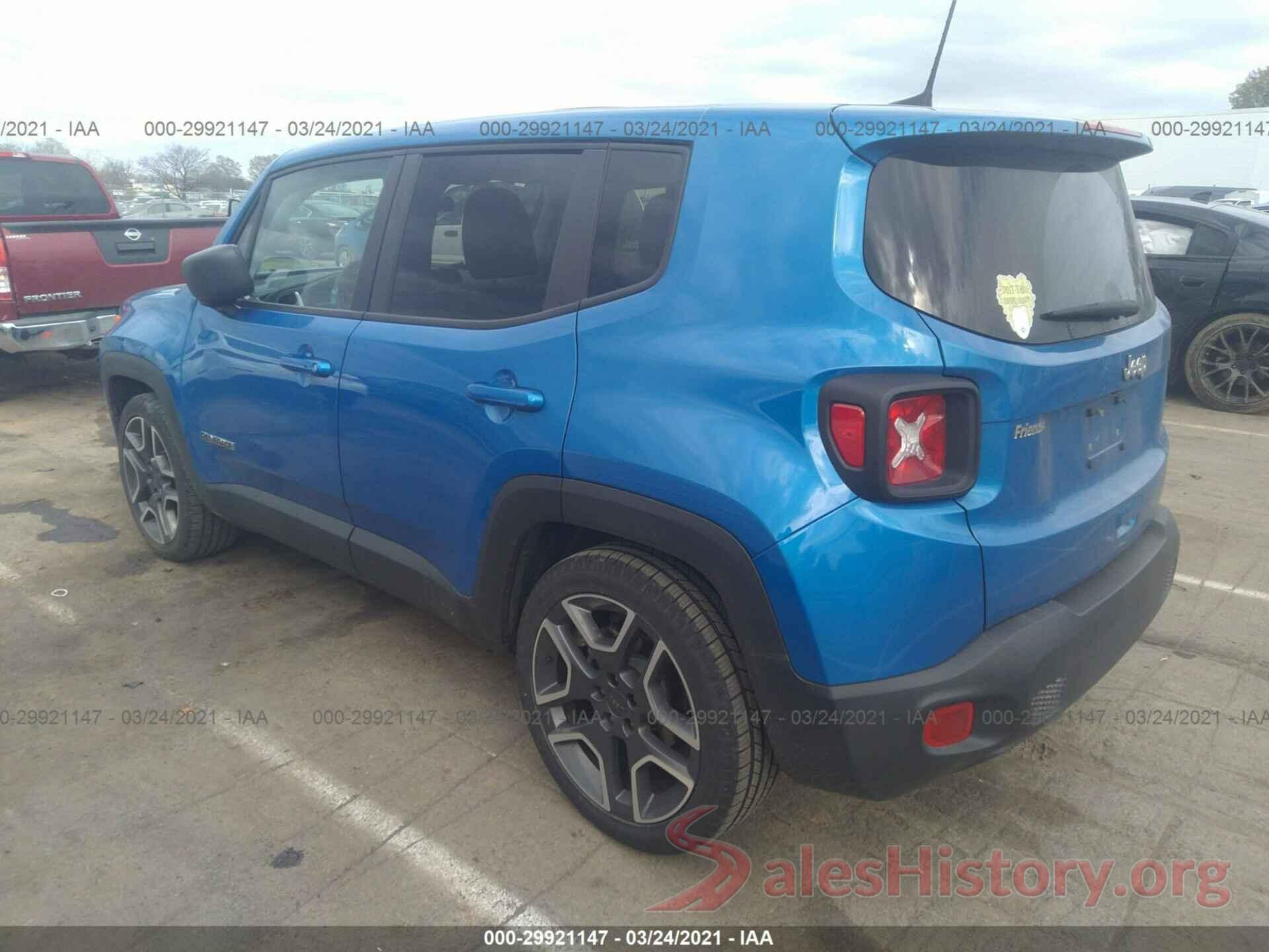 ZACNJAAB1LPL70880 2020 JEEP RENEGADE