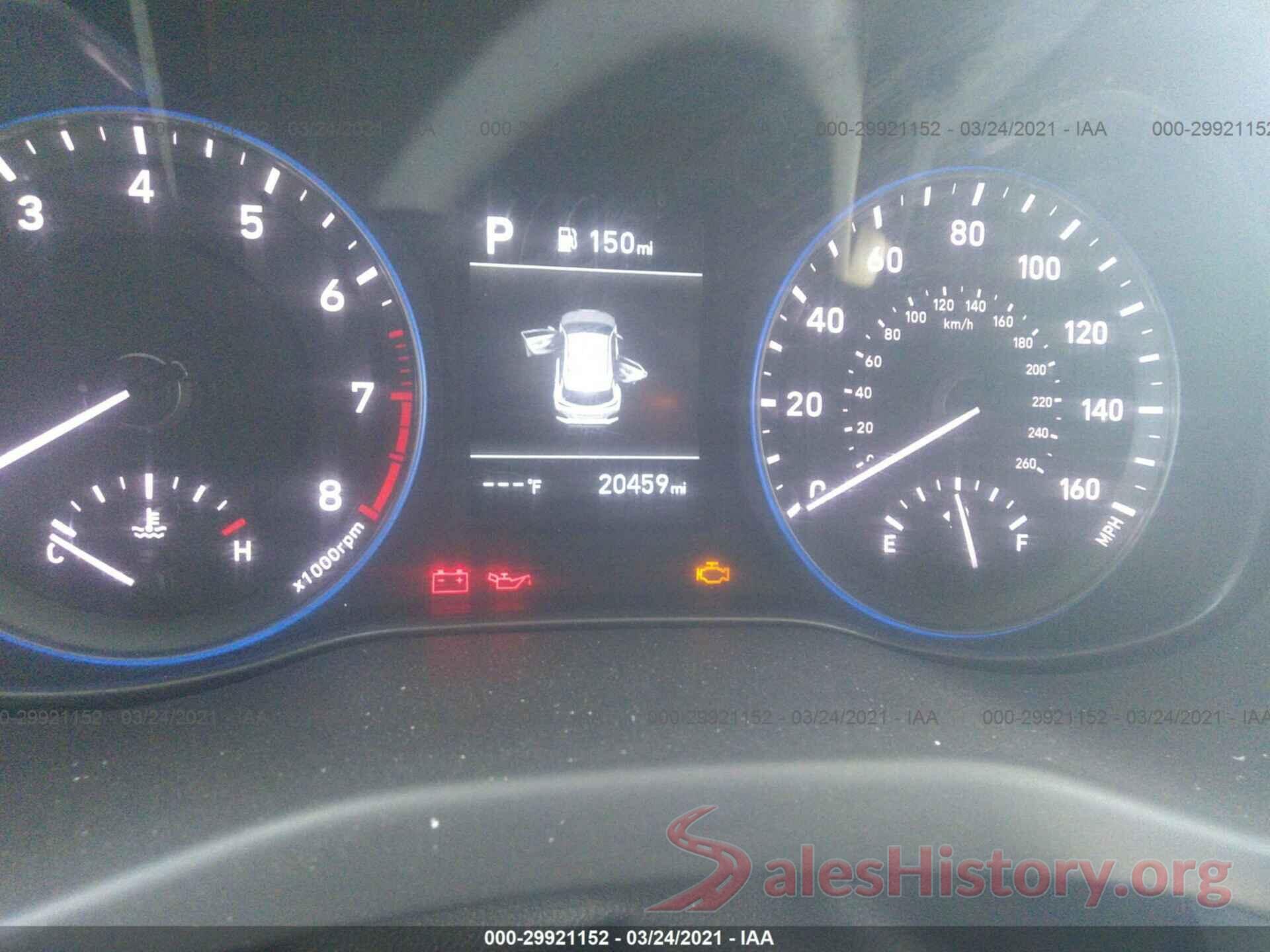 KM8K22AA4KU267591 2019 HYUNDAI KONA