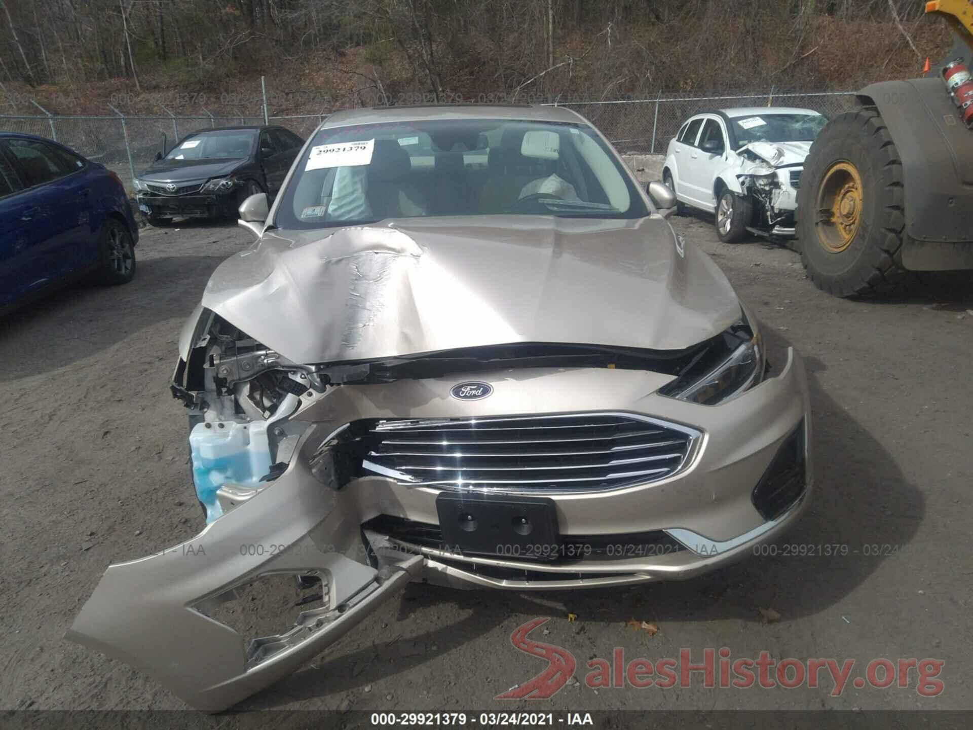 3FA6P0MU4KR256153 2019 FORD FUSION HYBRID