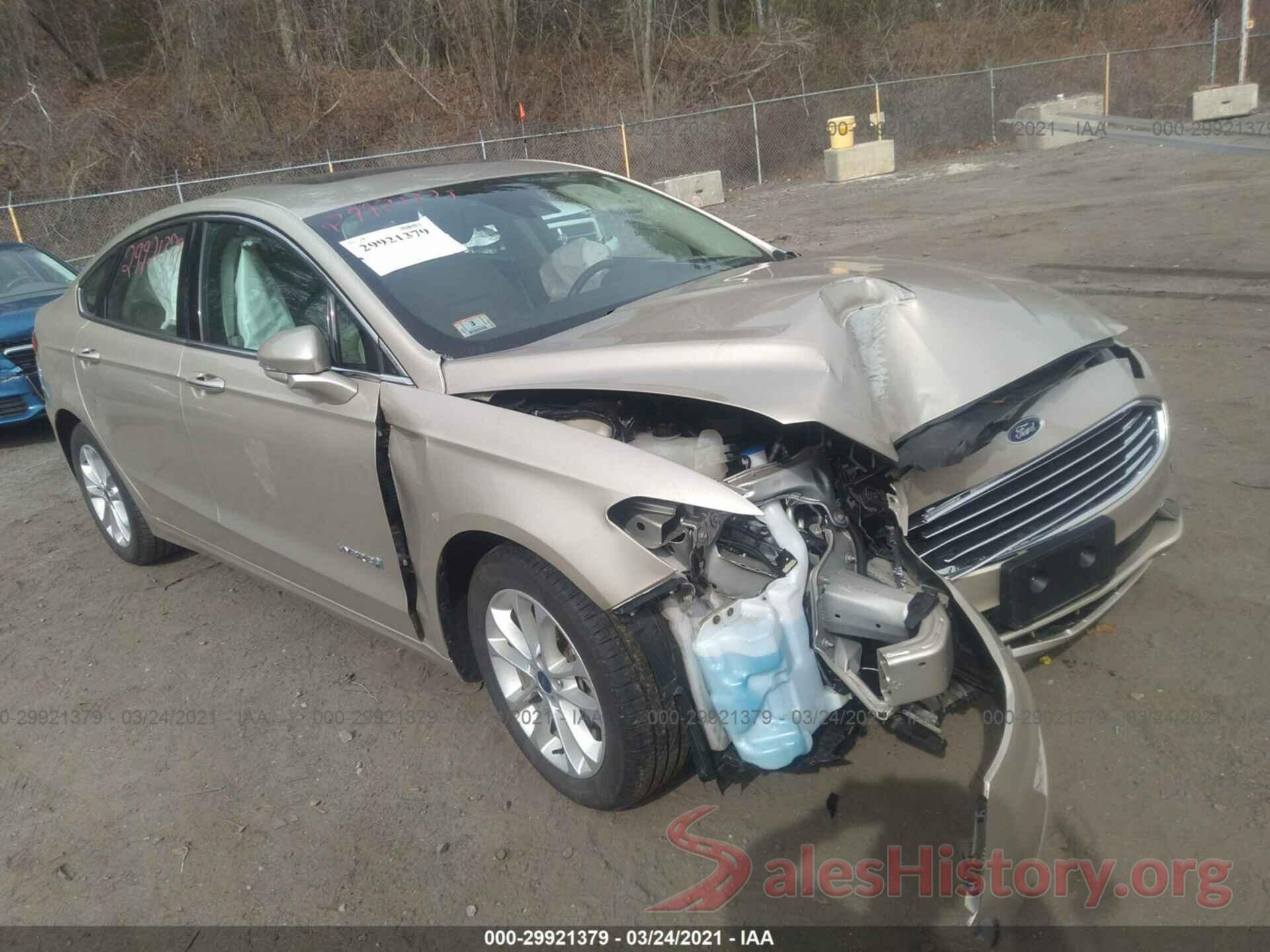 3FA6P0MU4KR256153 2019 FORD FUSION HYBRID