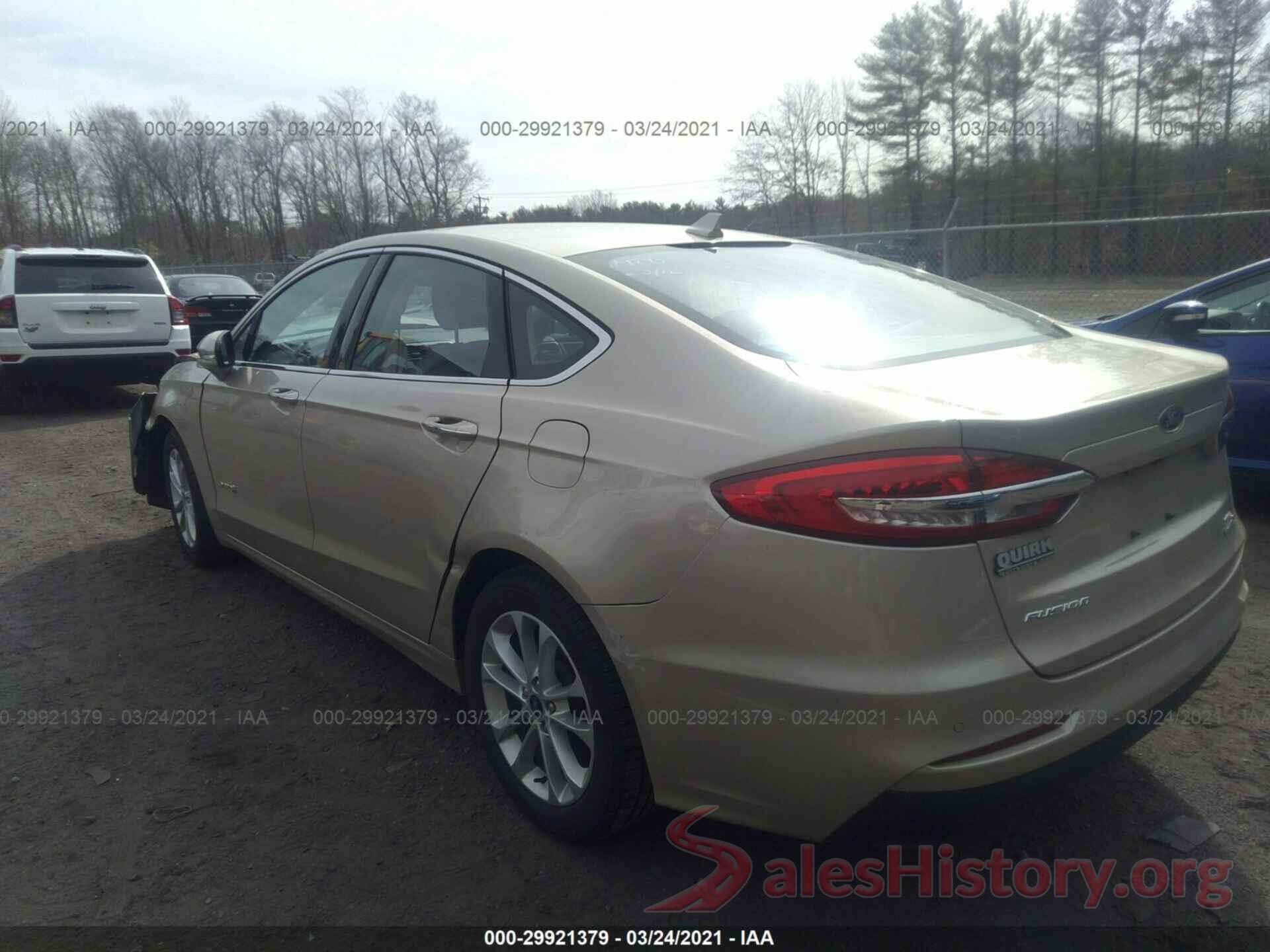 3FA6P0MU4KR256153 2019 FORD FUSION HYBRID