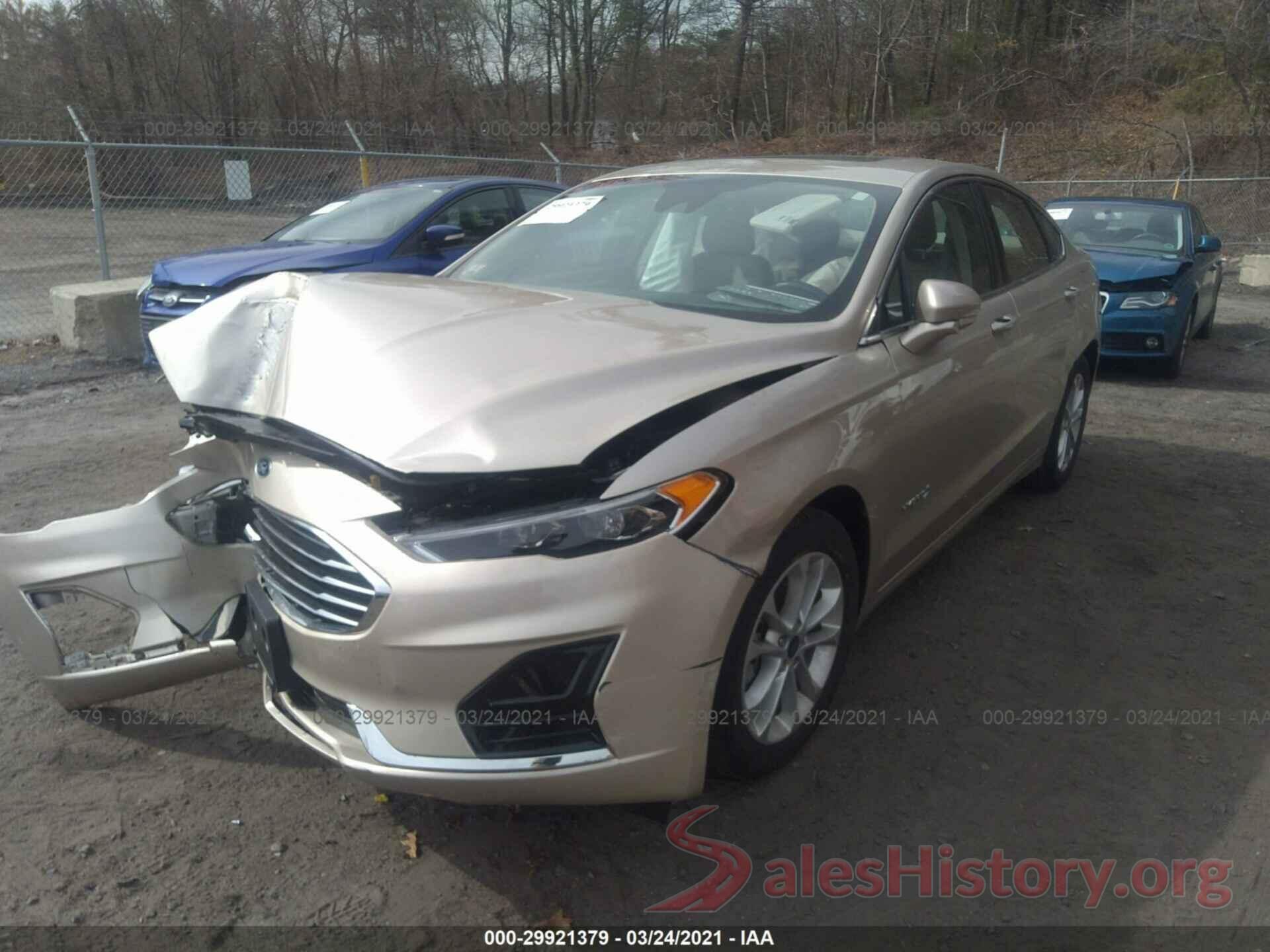 3FA6P0MU4KR256153 2019 FORD FUSION HYBRID