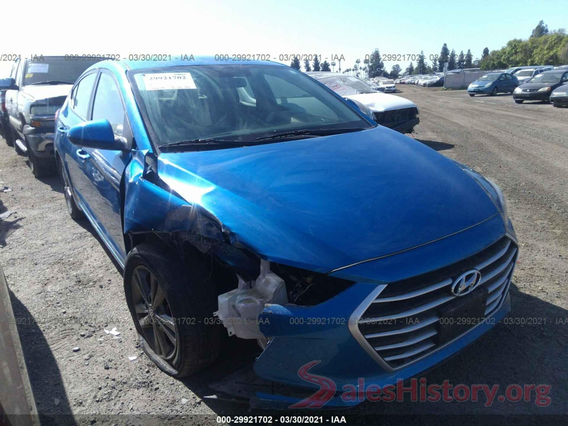 5NPD84LF3JH307636 2018 HYUNDAI ELANTRA