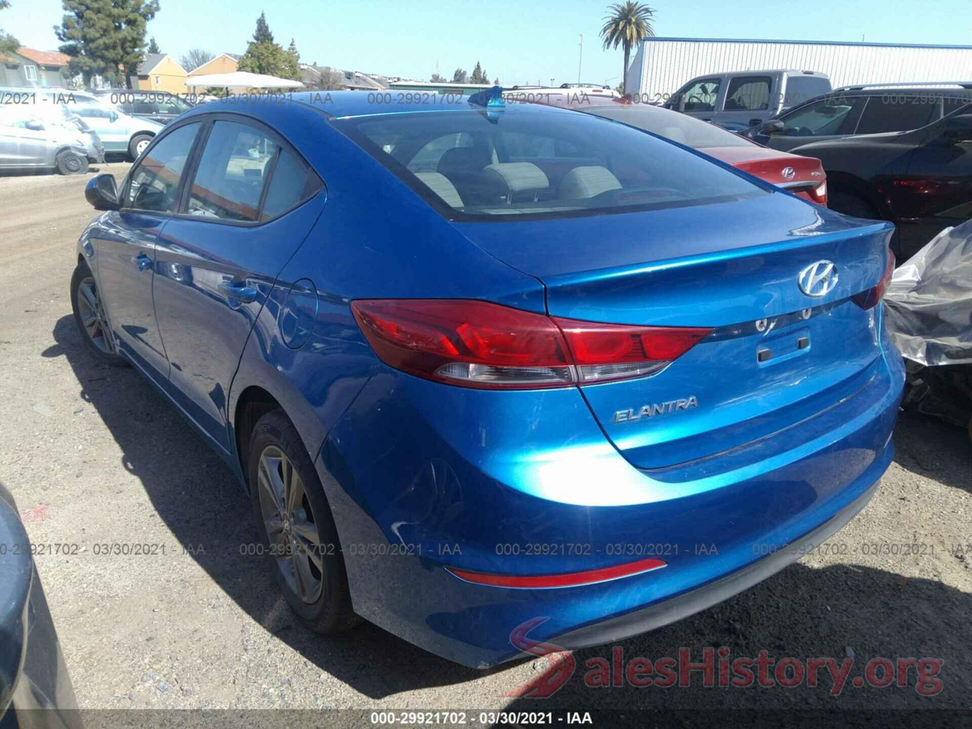 5NPD84LF3JH307636 2018 HYUNDAI ELANTRA