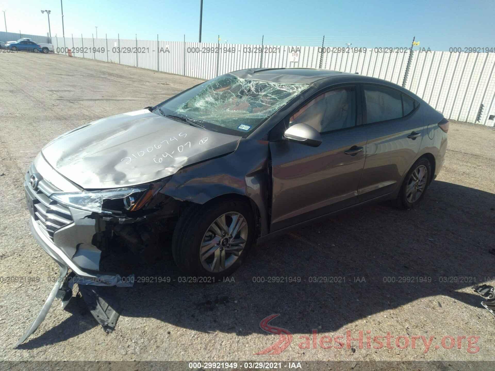 KMHD84LFXLU954703 2020 HYUNDAI ELANTRA