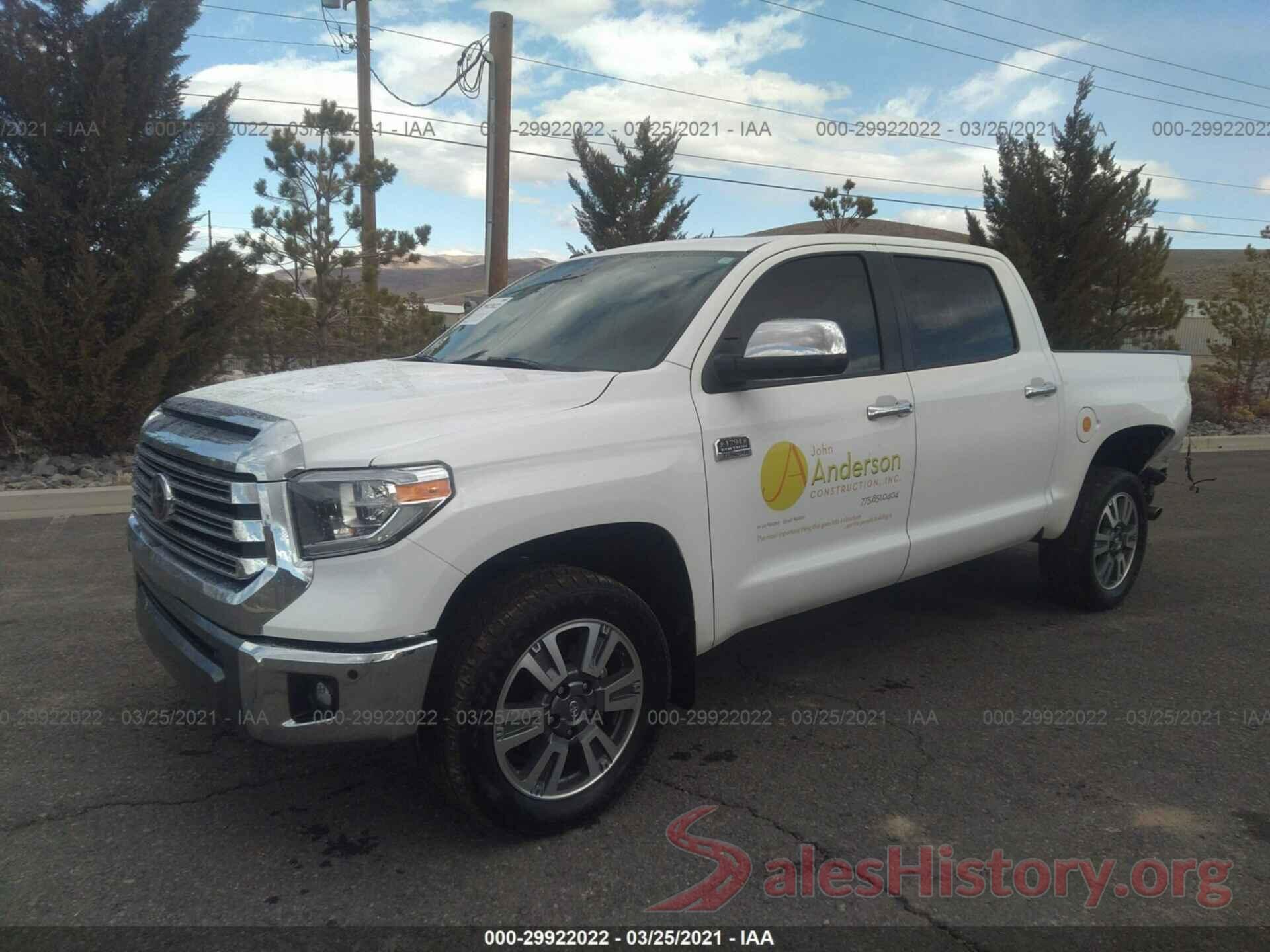 5TFAY5F13KX787756 2019 TOYOTA TUNDRA 4WD