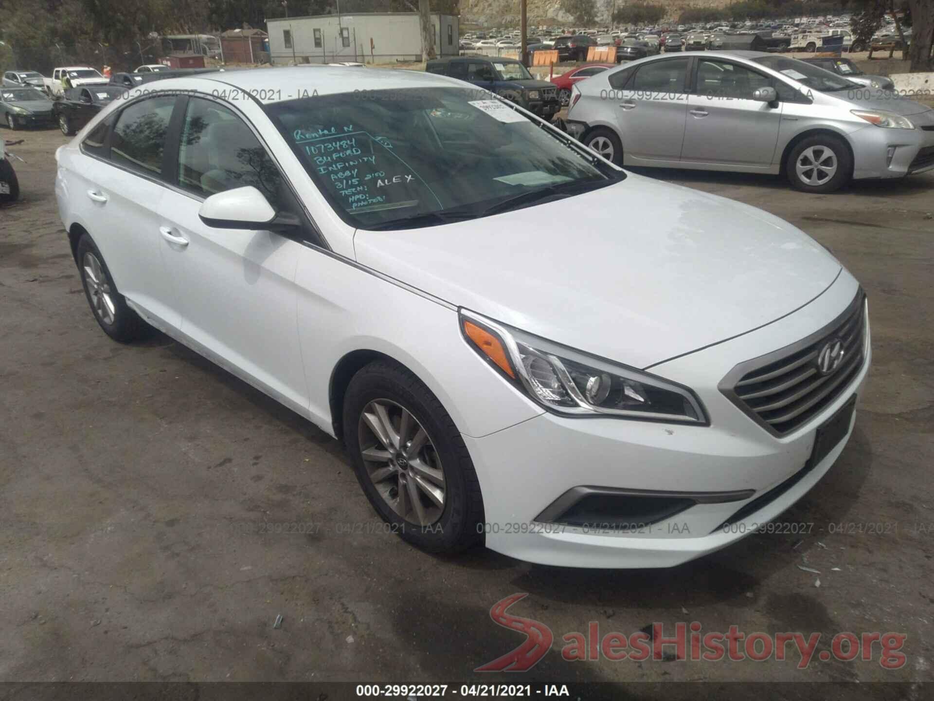 5NPE24AF2HH518930 2017 HYUNDAI SONATA