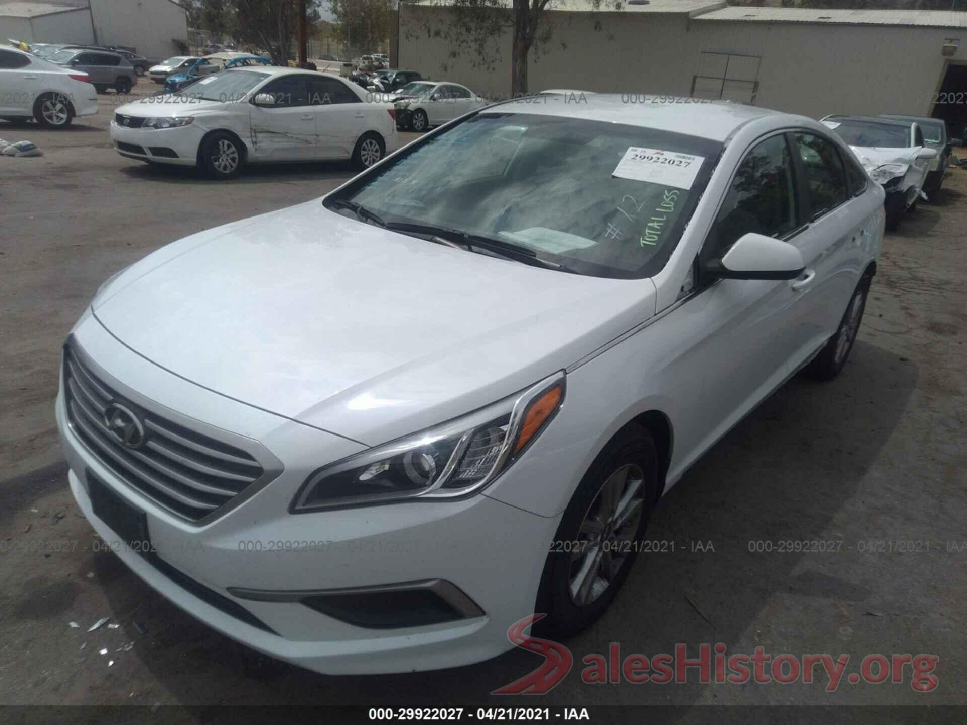 5NPE24AF2HH518930 2017 HYUNDAI SONATA