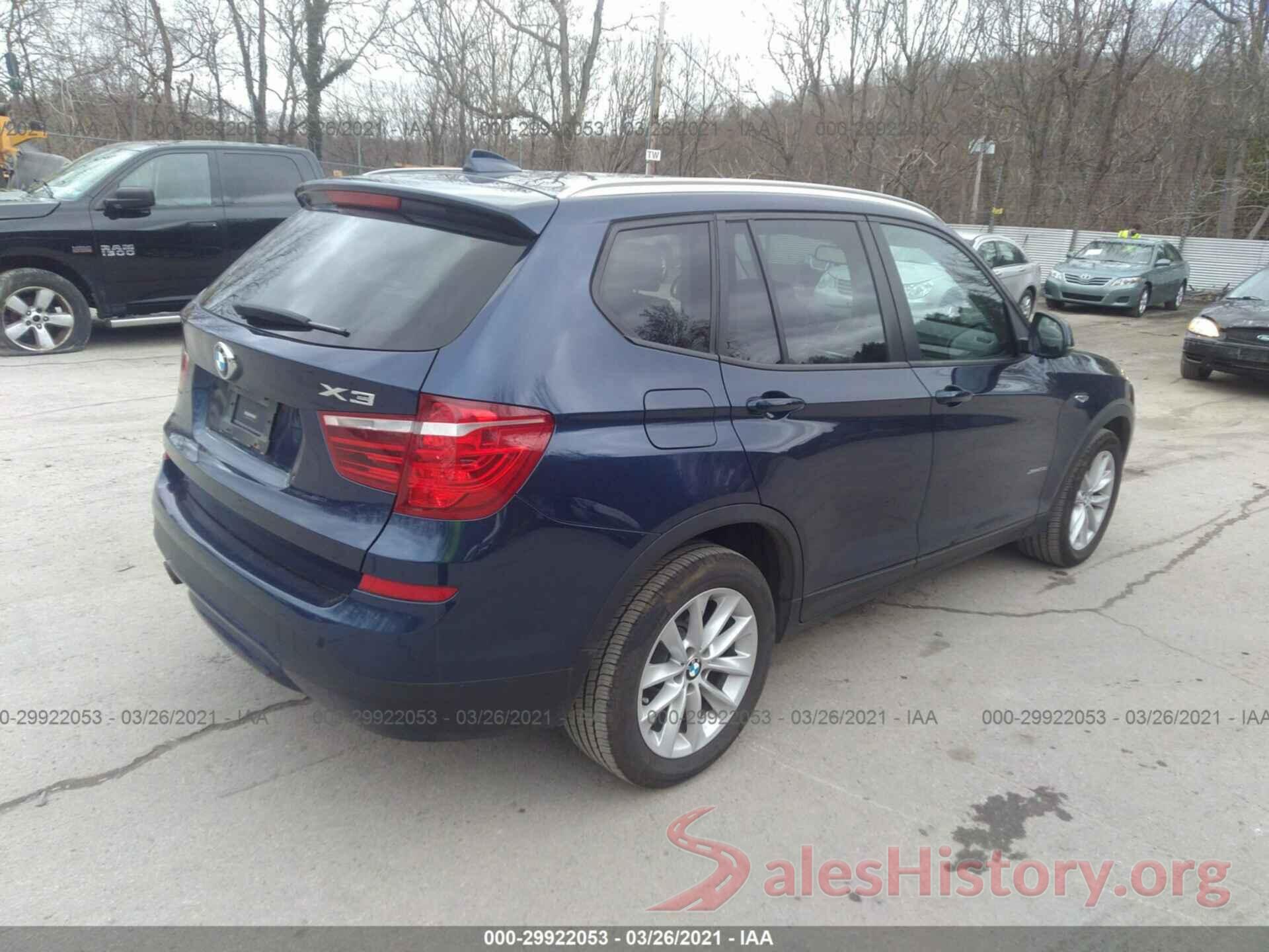 5UXWX9C5XG0D79103 2016 BMW X3