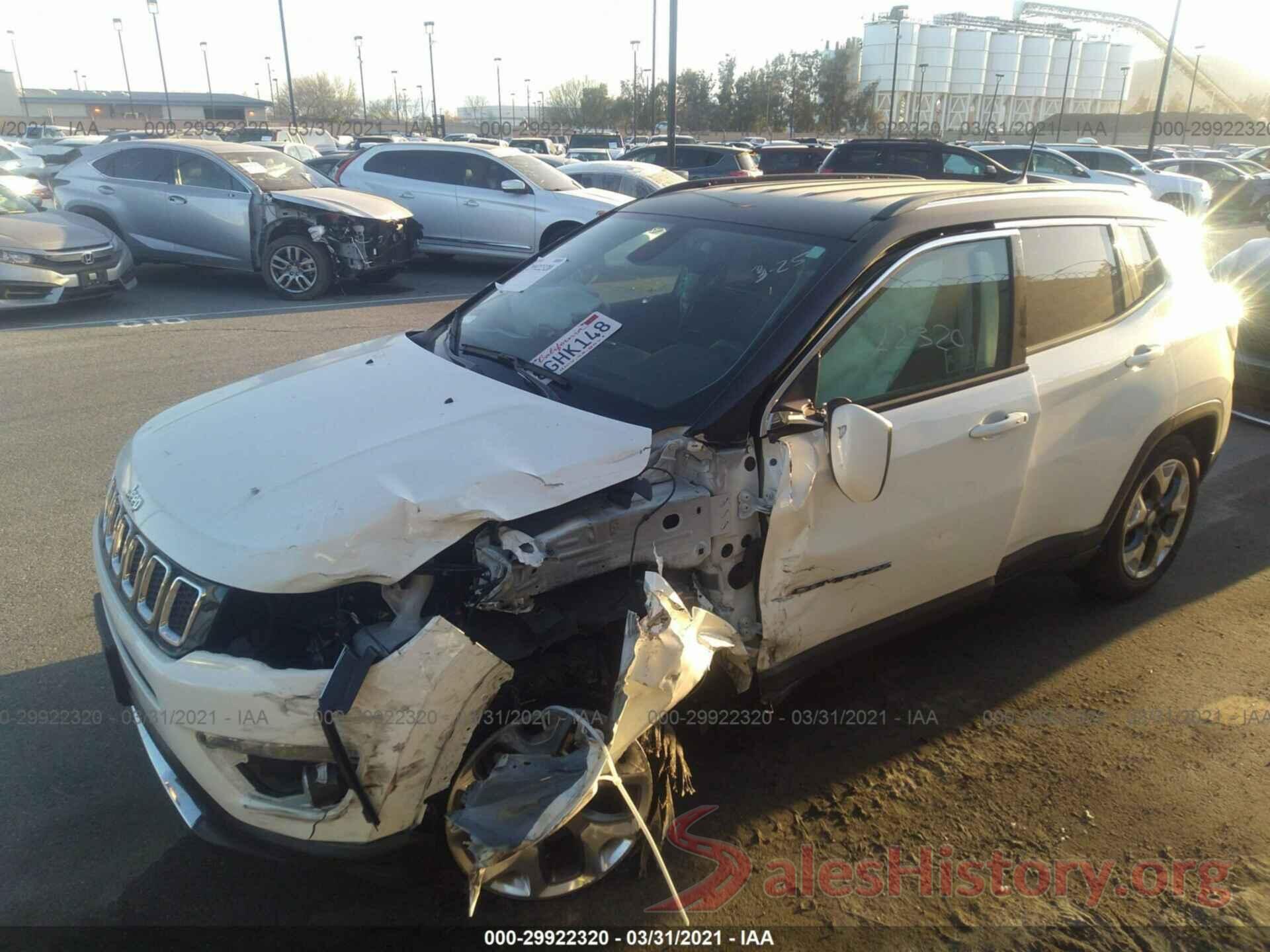 3C4NJCCBXKT614030 2019 JEEP COMPASS