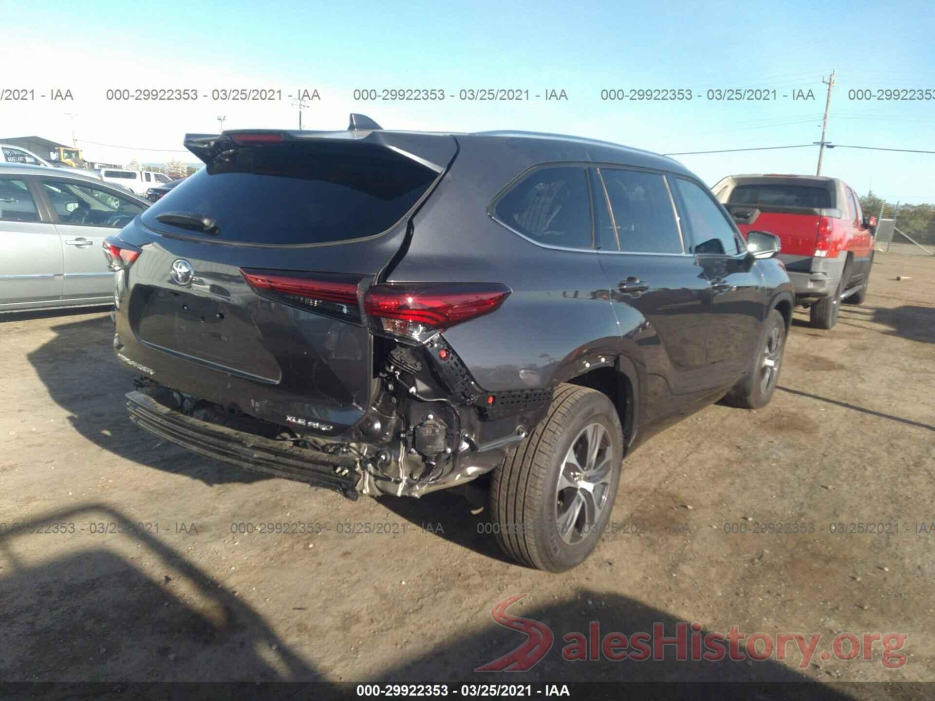 5TDHZRBH6LS021422 2020 TOYOTA HIGHLANDER