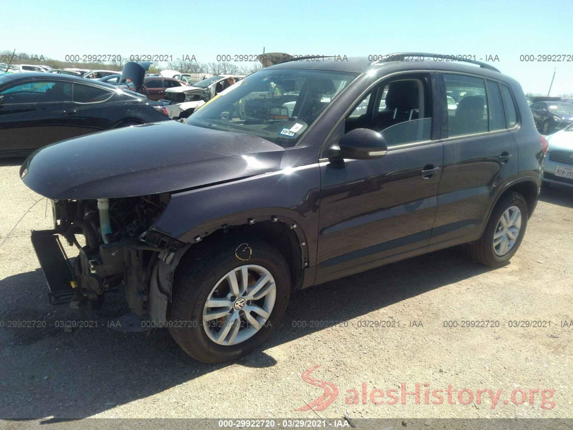 WVGBV7AX2GW577145 2016 VOLKSWAGEN TIGUAN