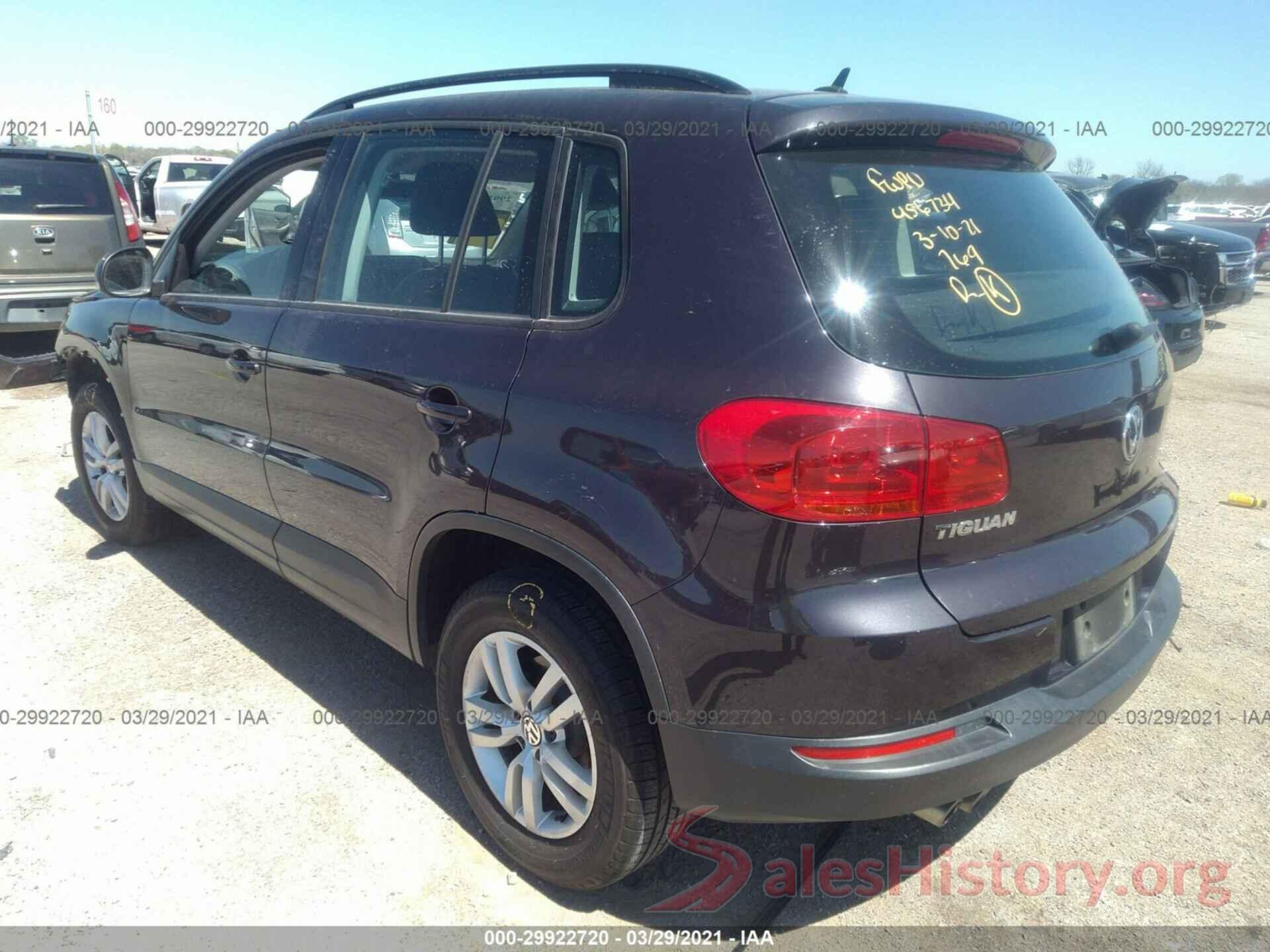 WVGBV7AX2GW577145 2016 VOLKSWAGEN TIGUAN