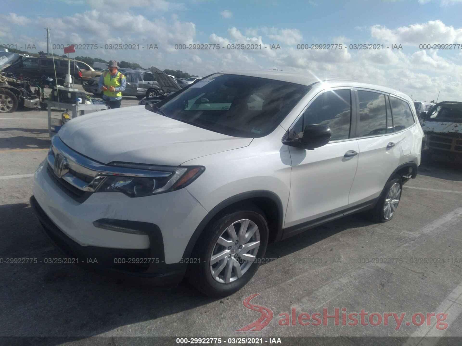 5FNYF5H19KB001888 2019 HONDA PILOT