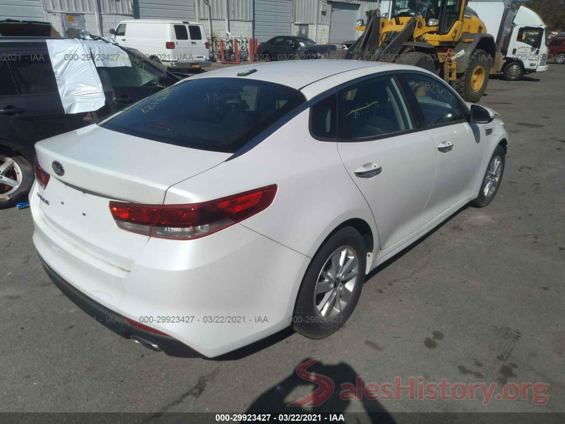 KNAGT4L38G5102210 2016 KIA OPTIMA